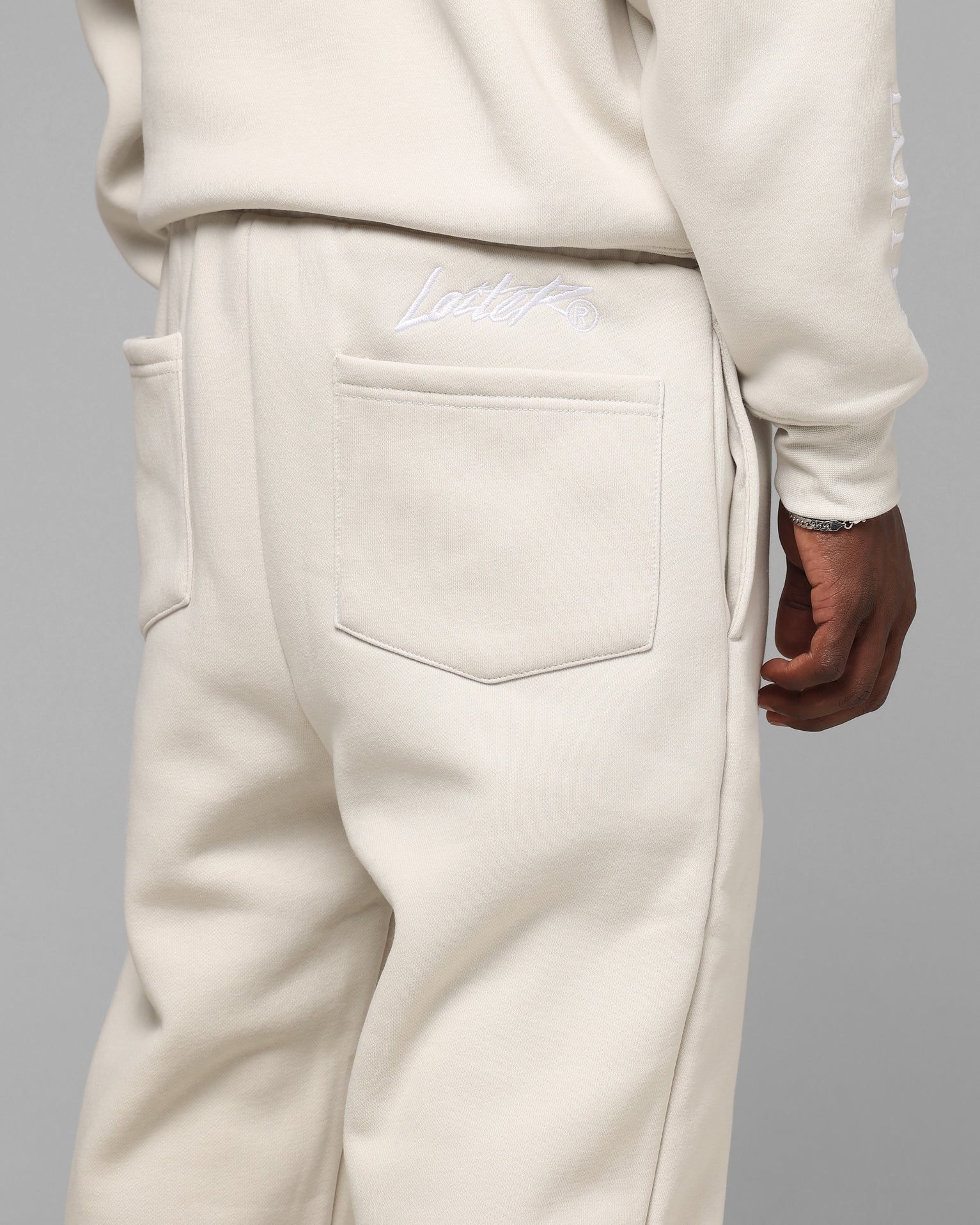 Loiter Hybrid Sweatpants Stone - Image 4