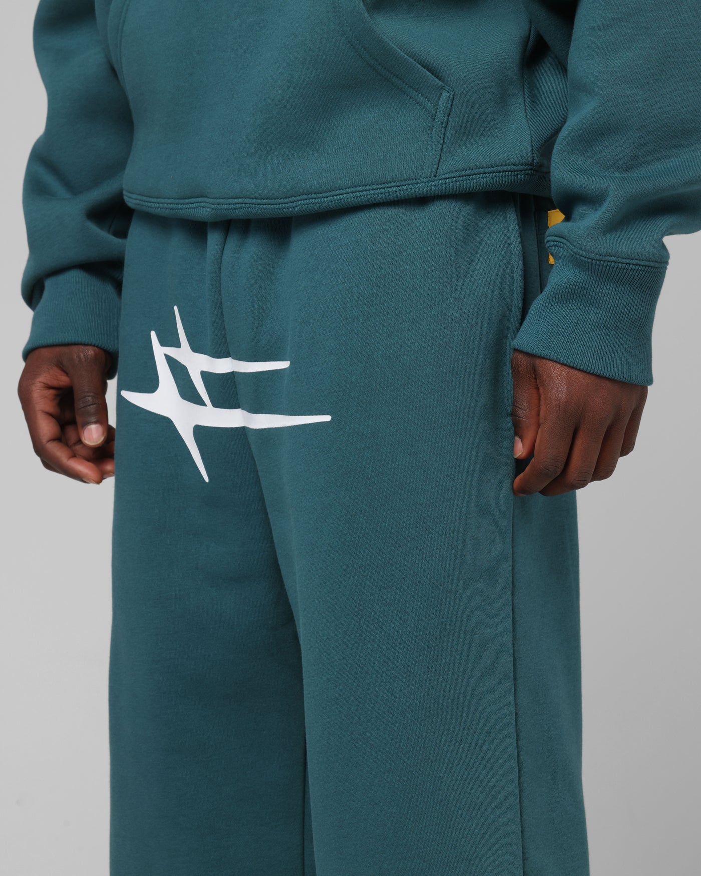 Loiter Hybrid Sweatpants Teal - Image 3
