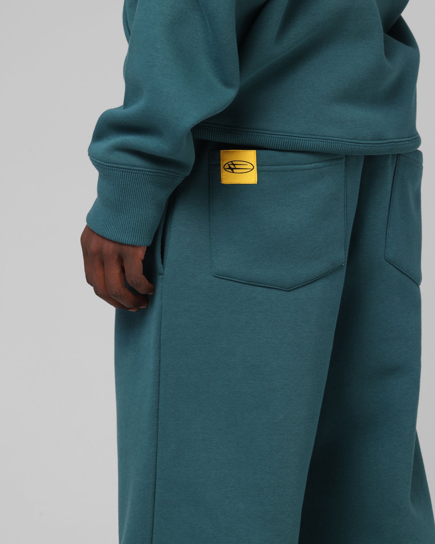 Loiter Hybrid Sweatpants Teal - Image 4