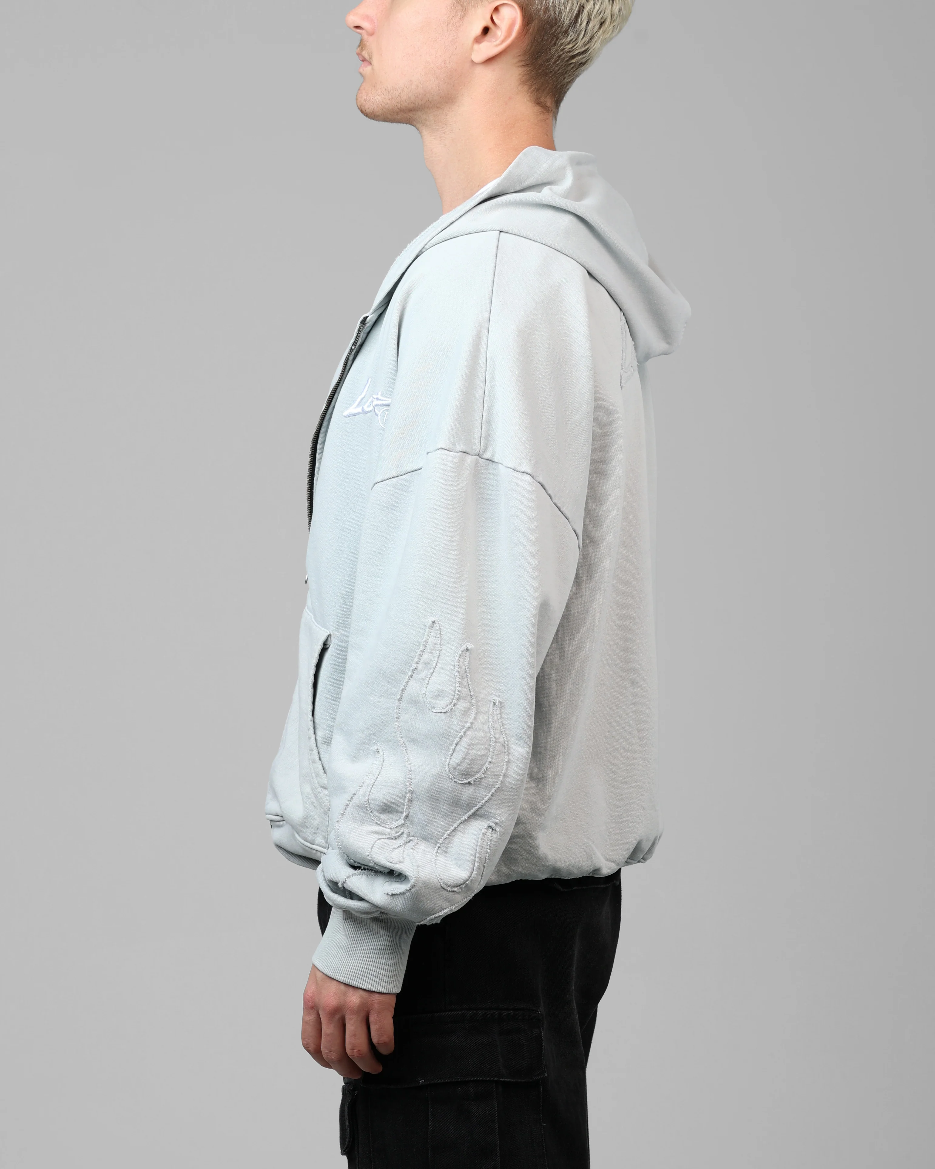 Loiter Inferno Hoodie Stone - Image 5