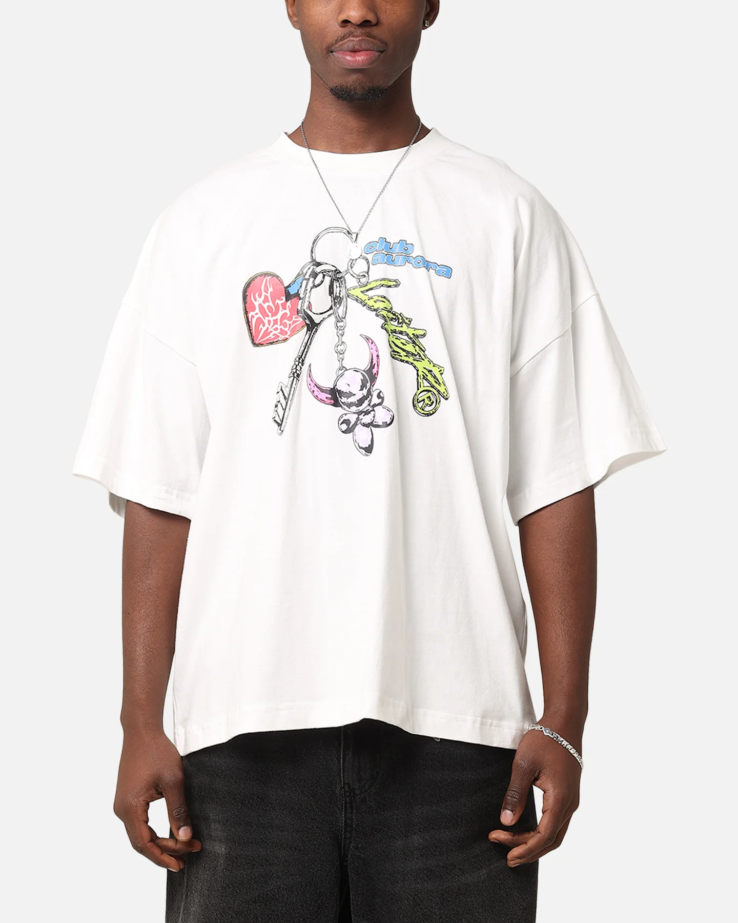 Loiter Key Bump T-Shirt Off White - Image 2