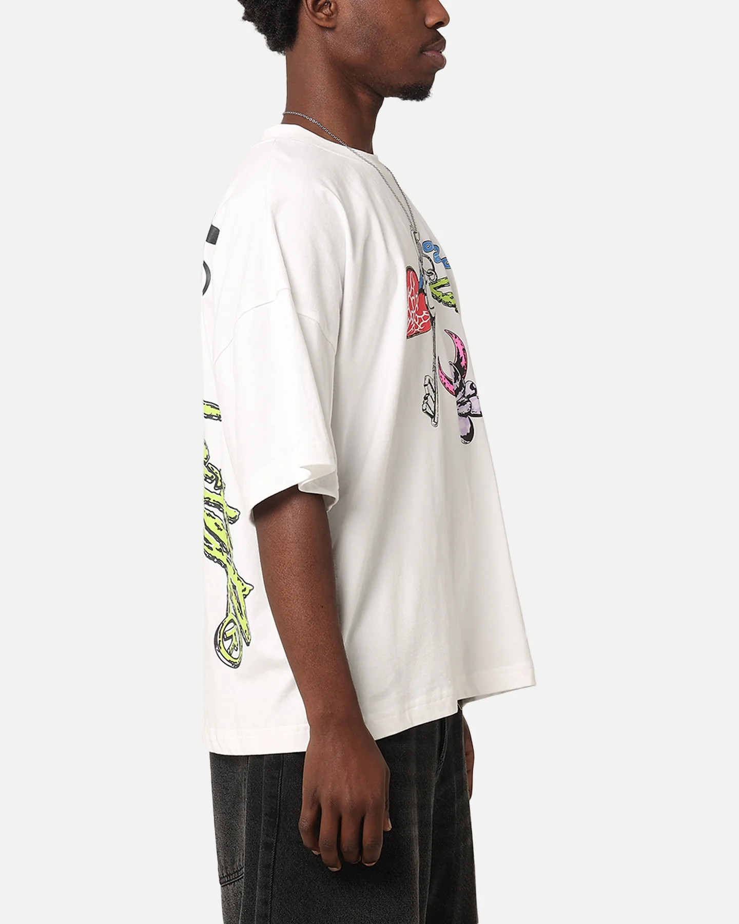 Loiter Key Bump T-Shirt Off White - Image 5