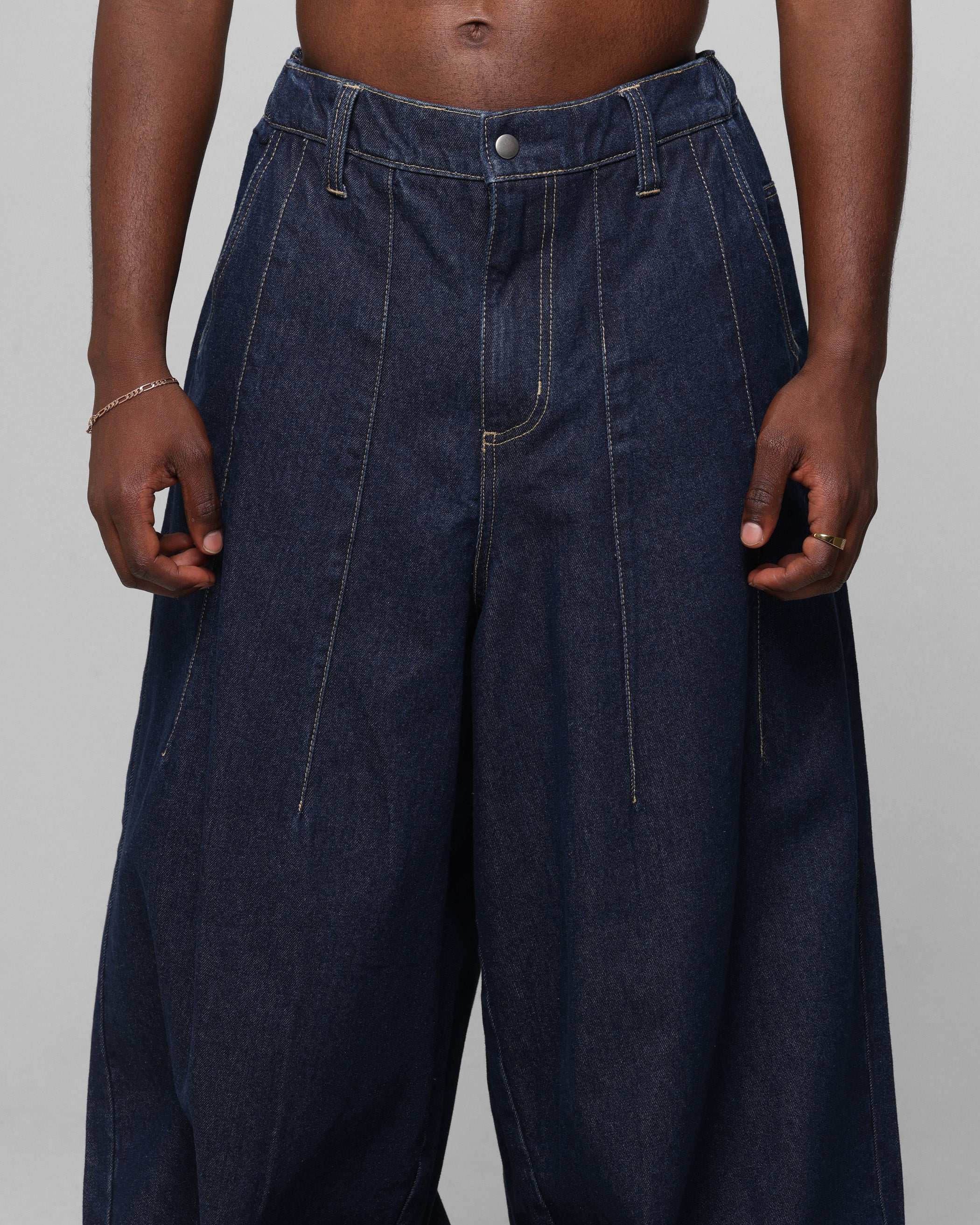 Loiter Kyoto Denim Jeans Raw Indigo - Image 7