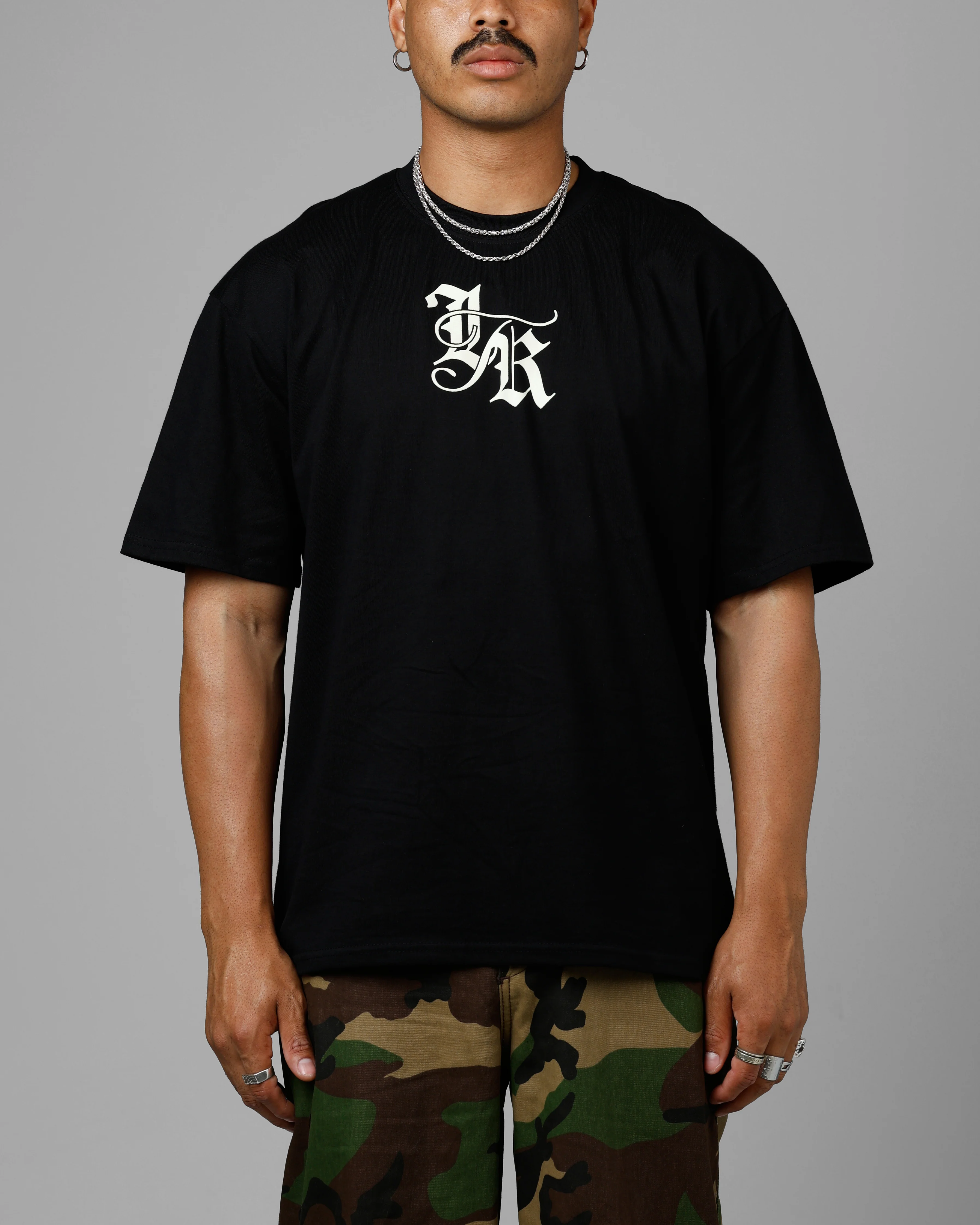 Loiter Made Me Puff Print T-Shirt Black - Image 2