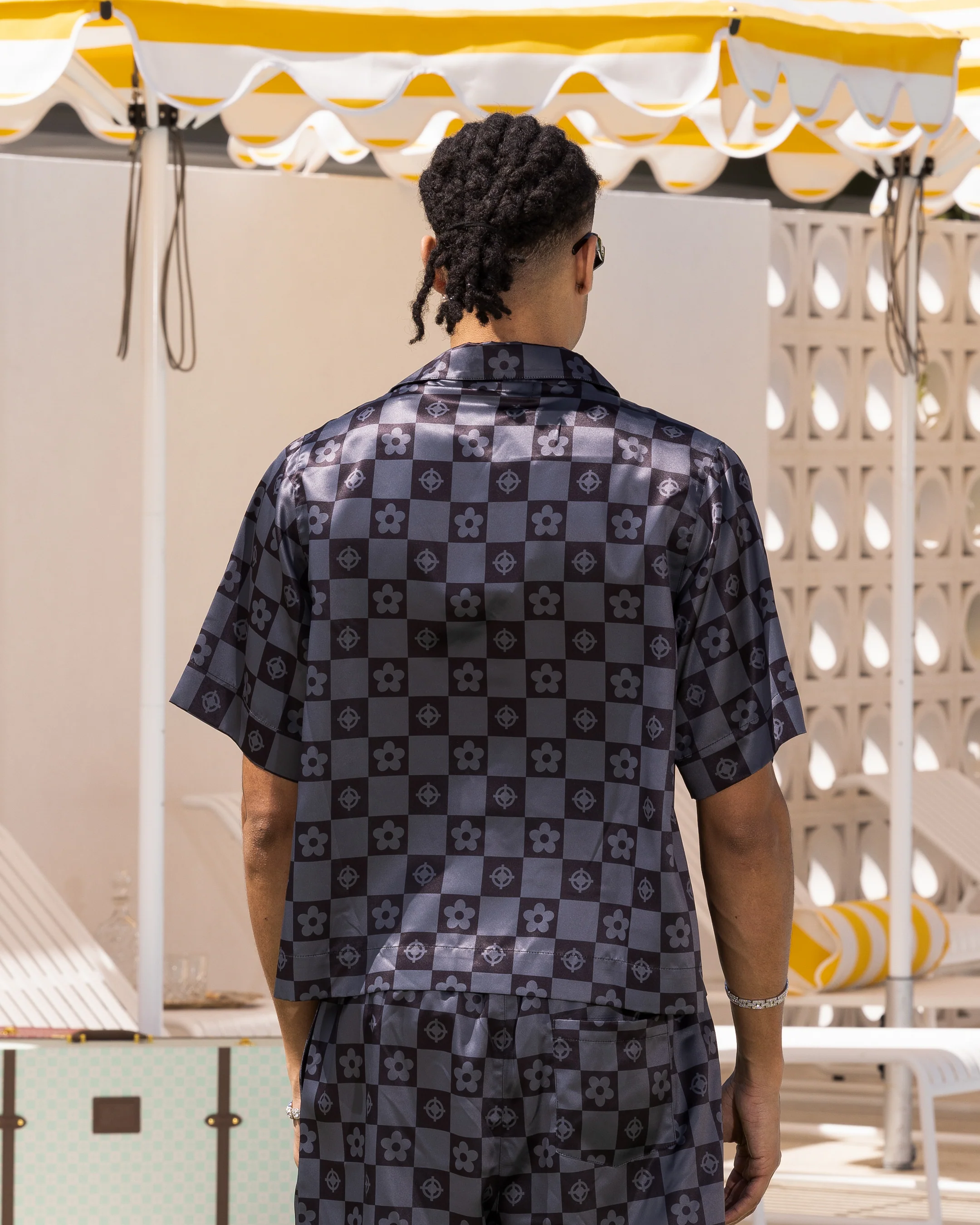 Loiter Midsummer Button Up Shirt Black - Image 4