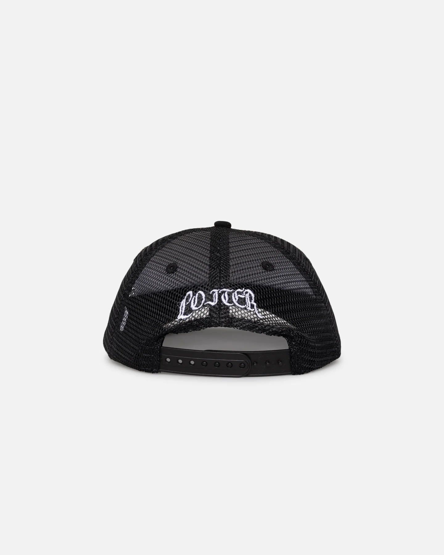 Loiter Midsummer Trucker Snapback Black/Off White - Image 2