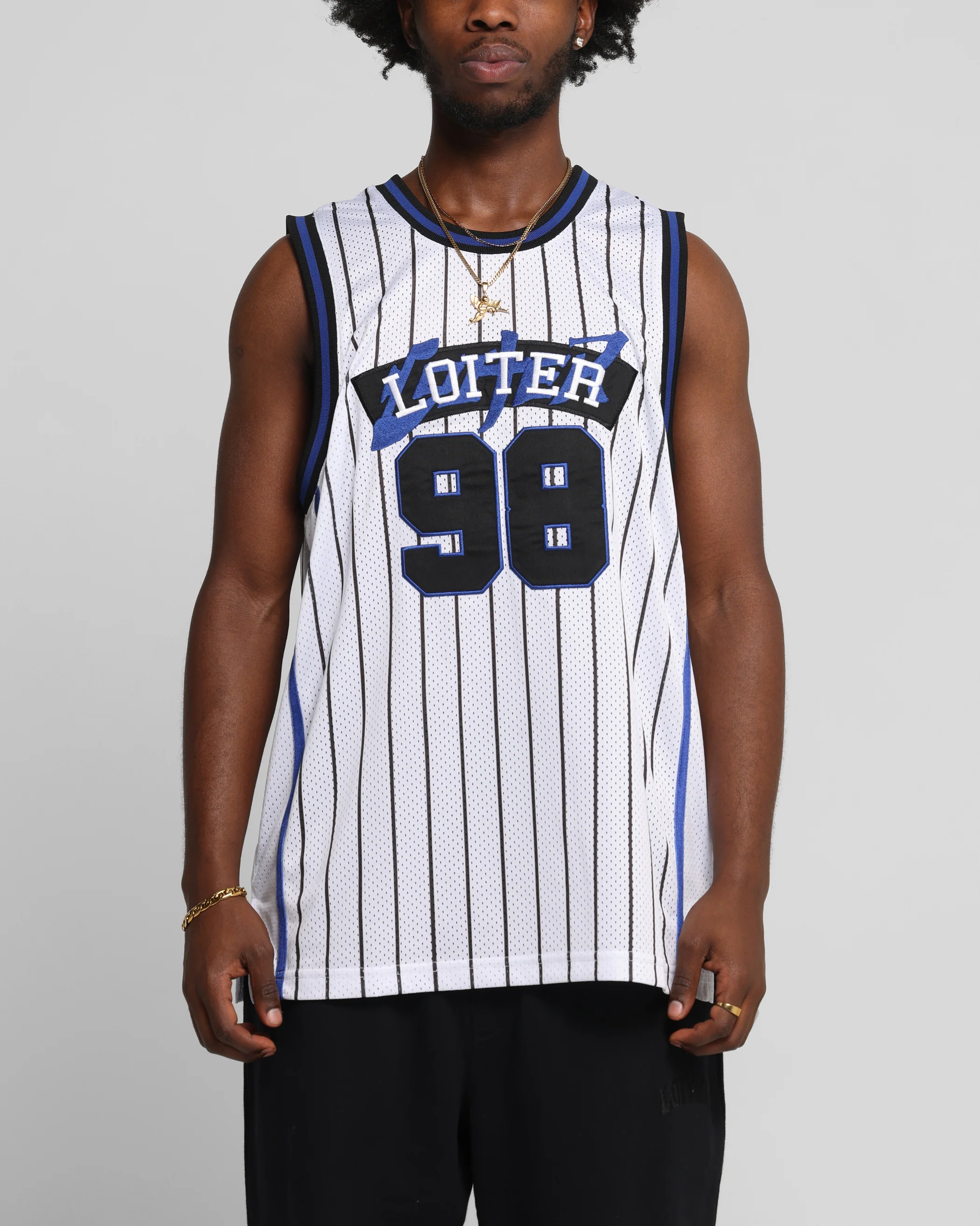 Loiter Midway Jersey White/Blue