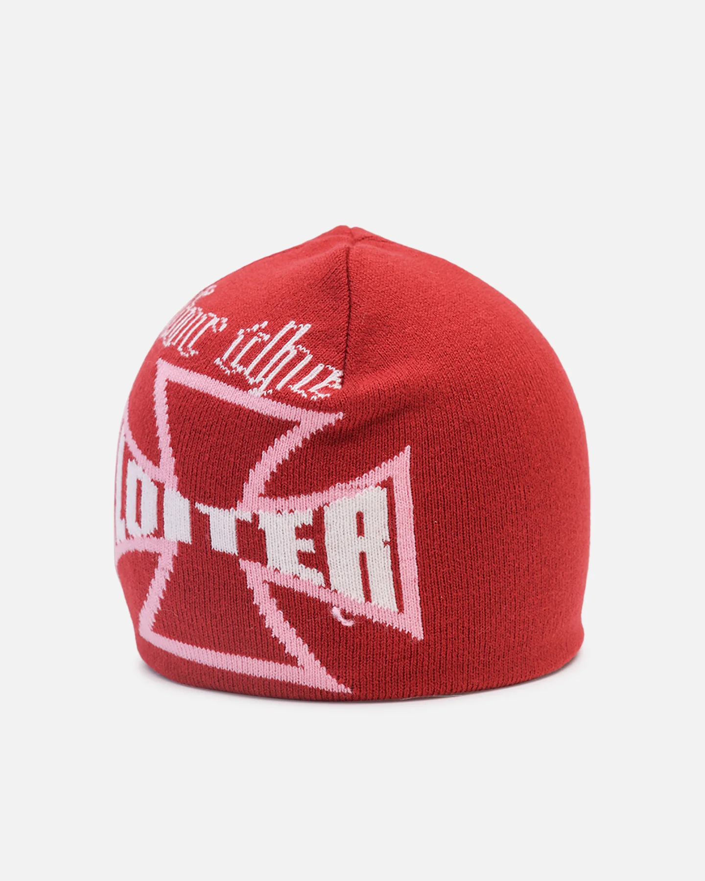 Loiter Motor Knit Skully Red/White - Image 4