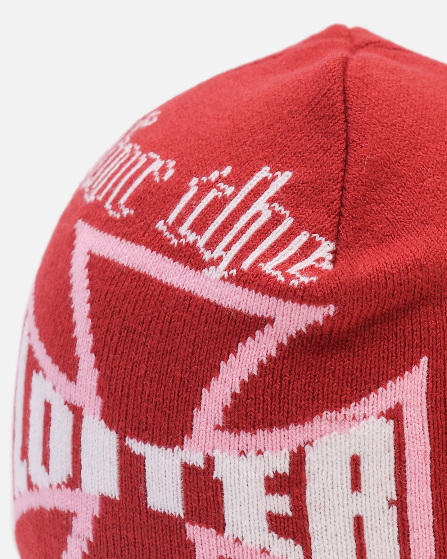 Loiter Motor Knit Skully Red/White - Image 5
