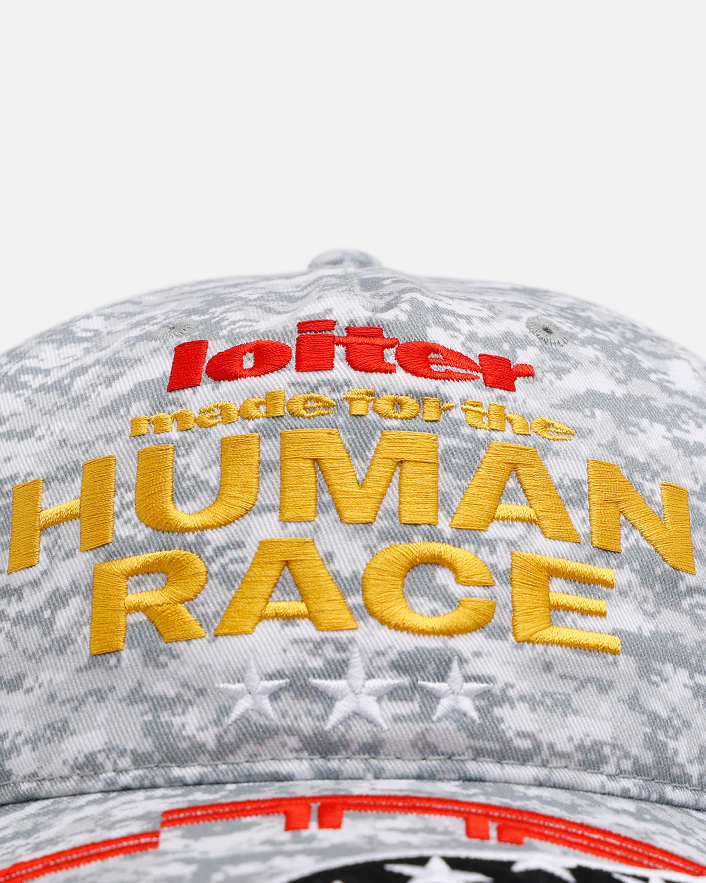 Loiter Neo Military Snapback Hat Snow Camo - Image 5