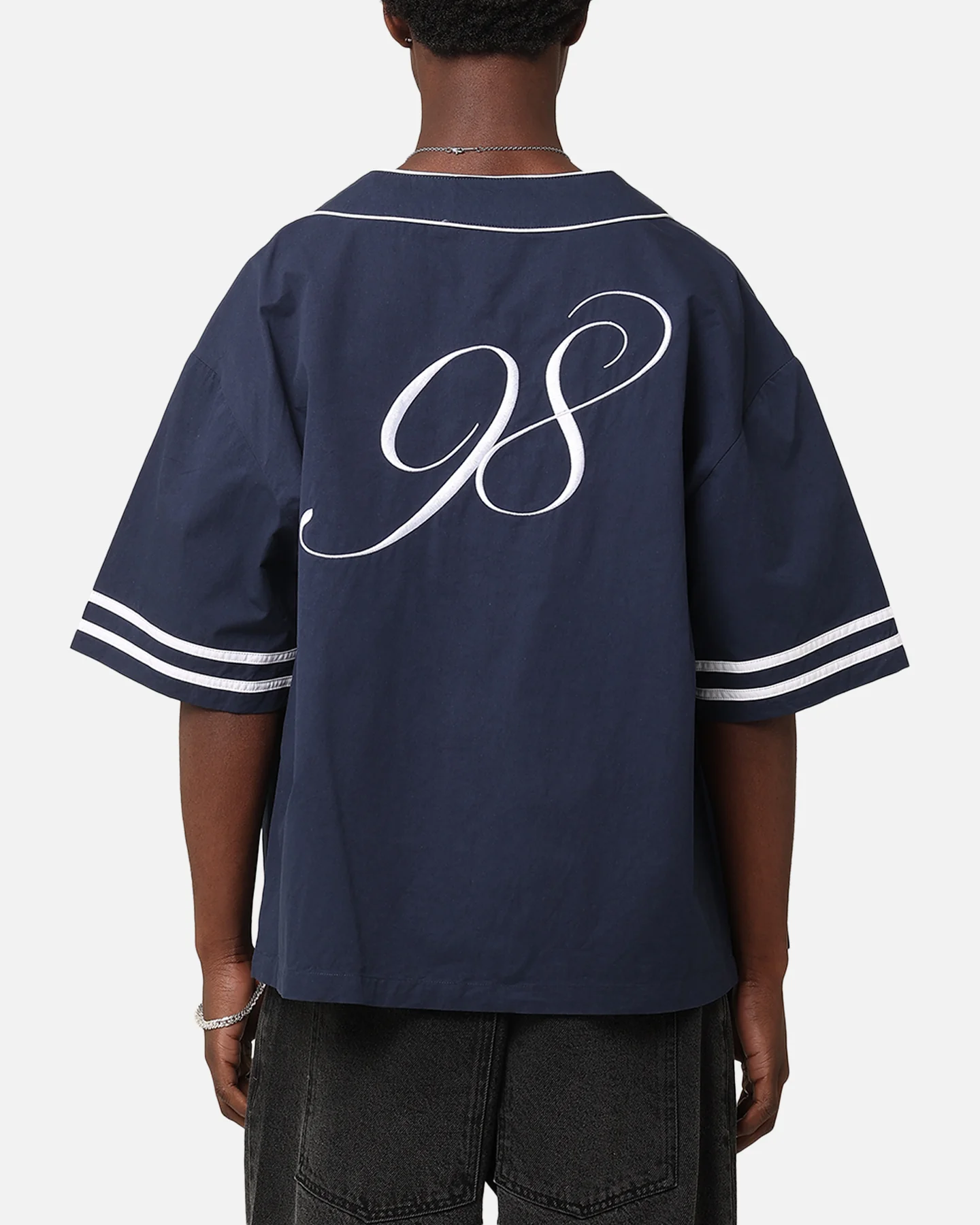 Loiter Outfield Jersey Navy - Image 2