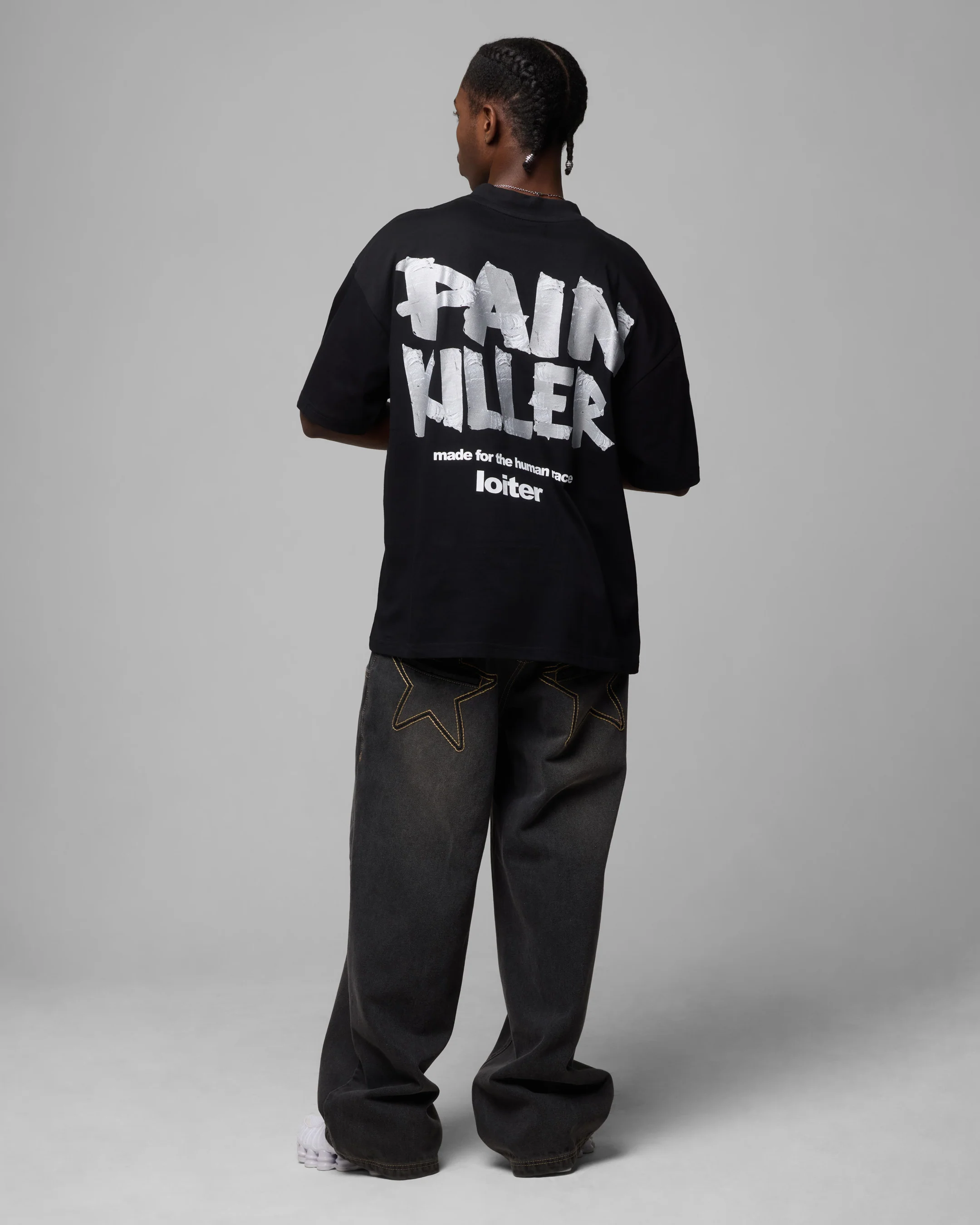 Loiter Pain Killer T-Shirt Black - Image 4