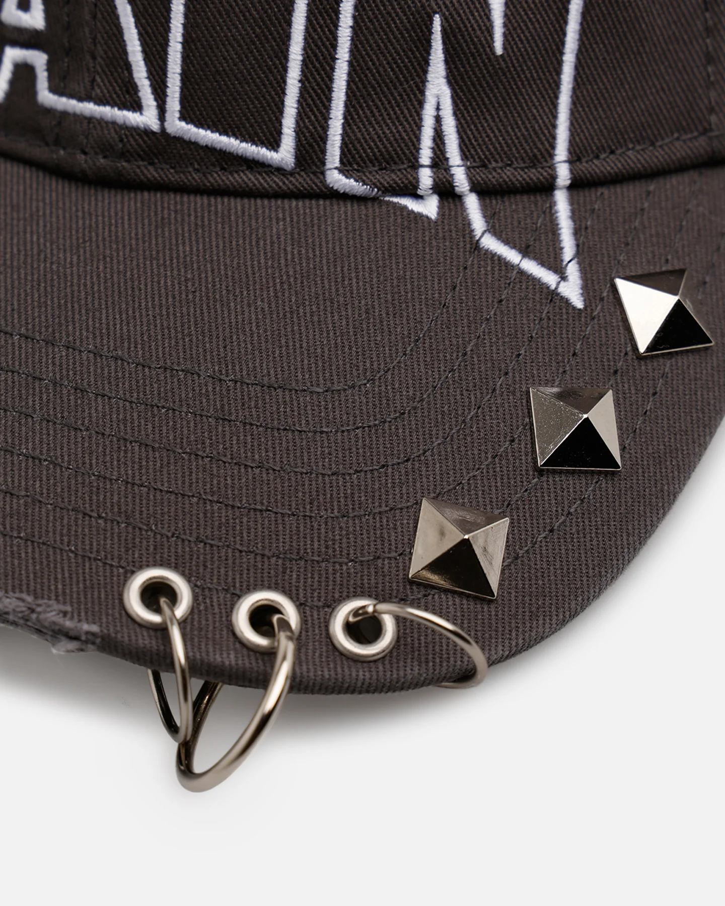 Loiter Pain Strapback Hat Black - Image 7