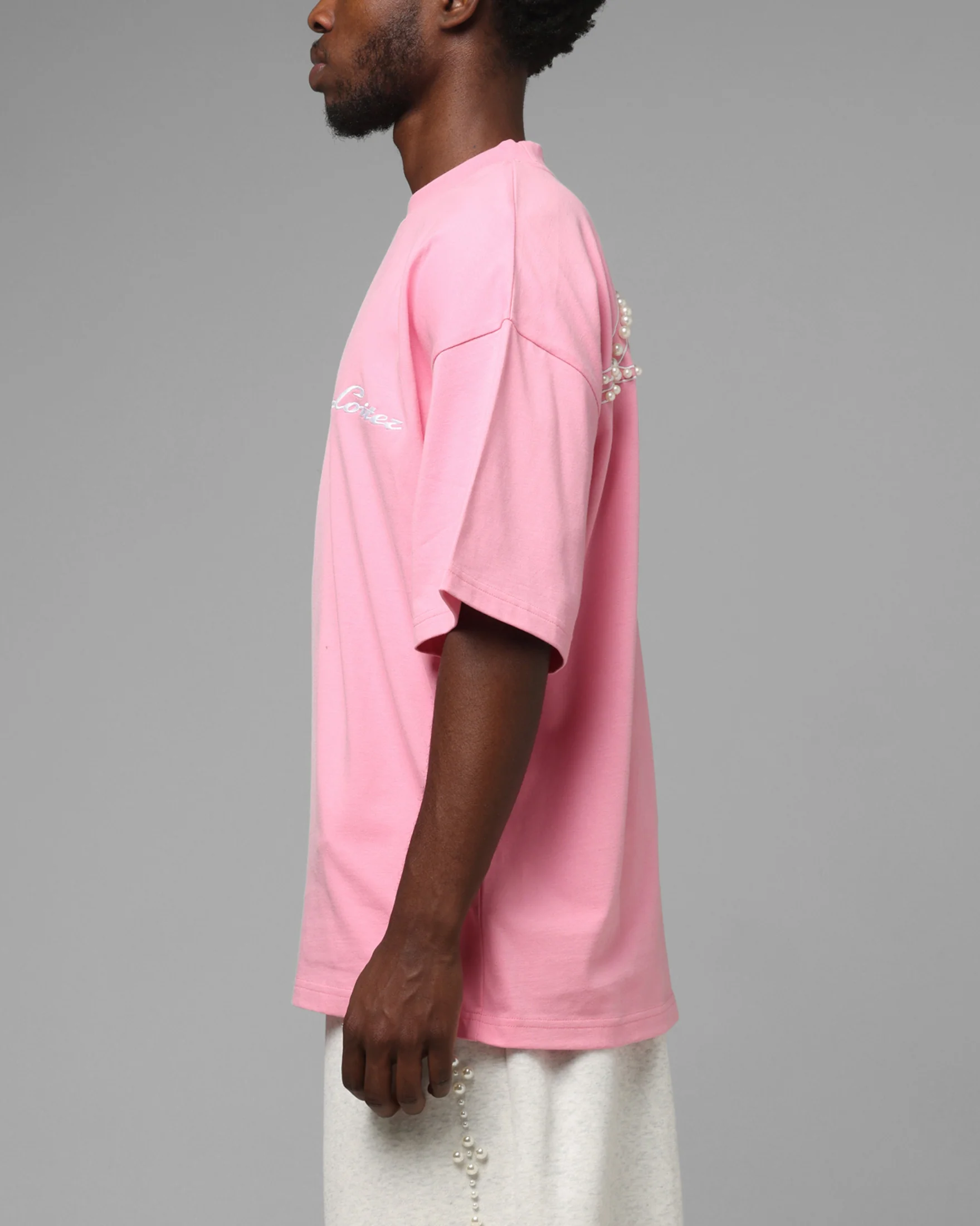 Loiter Pearl T-Shirt Pink - Image 6