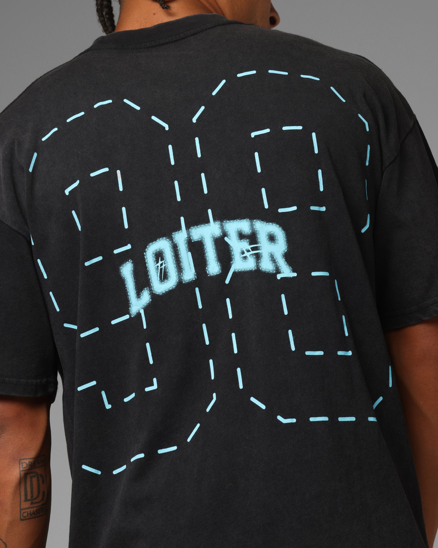 Loiter Phanton 98 T-Shirt Black Acidwash - Image 8