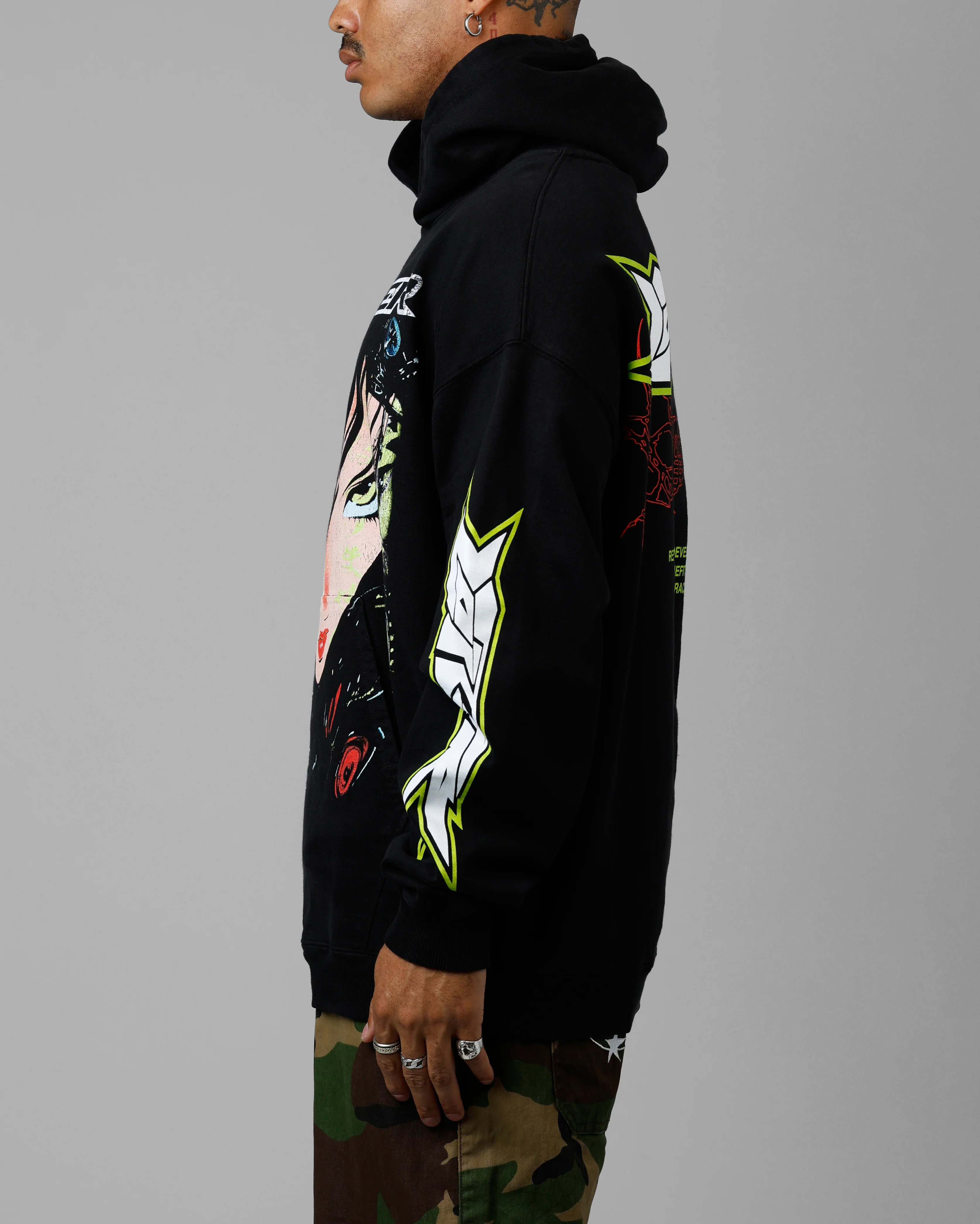 Loiter Project Dark Premium Hoodie Black - Image 5