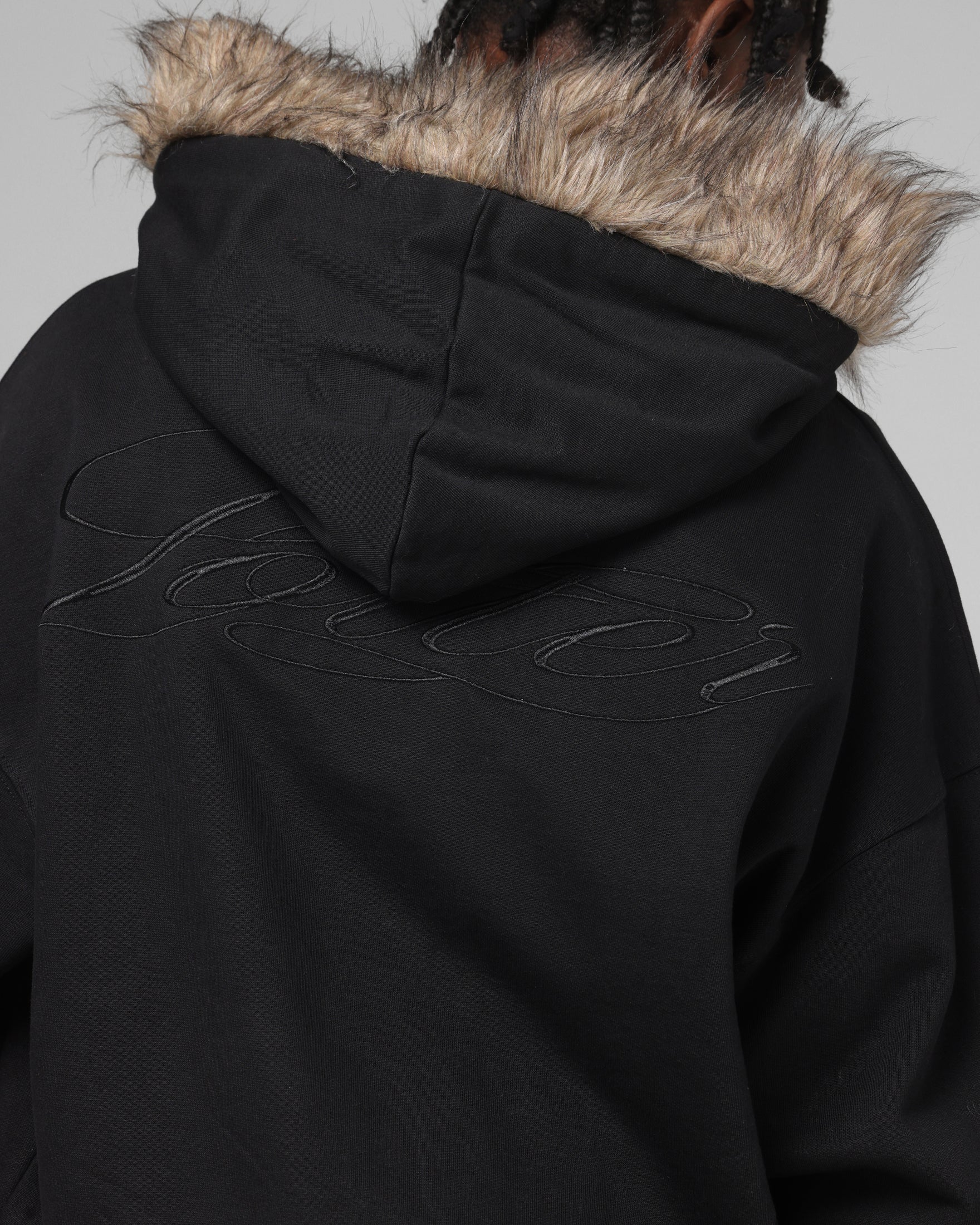 Loiter Purity Zip Hoodie Black - Image 7