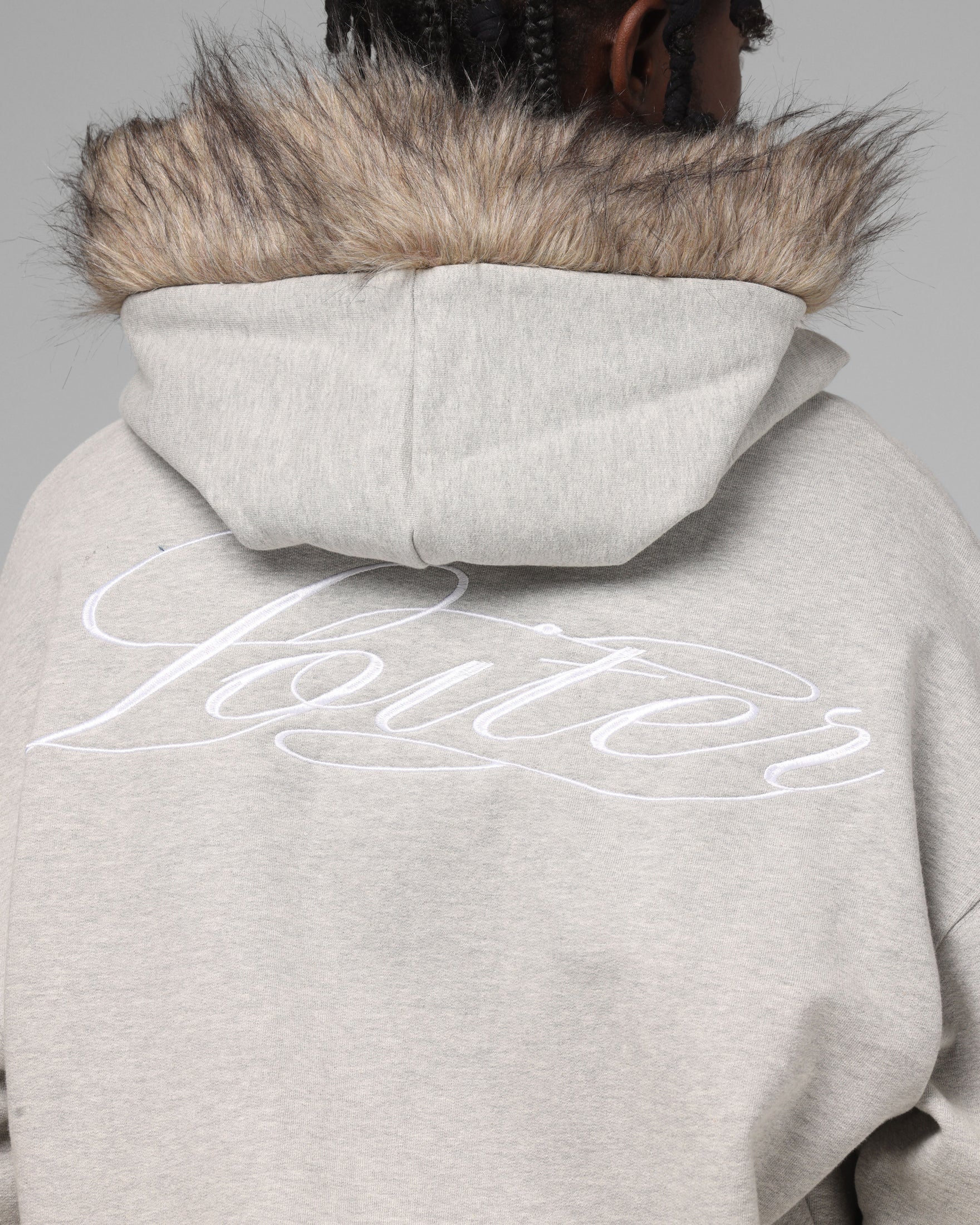 Loiter Purity Zip Hoodie Grey - Image 8