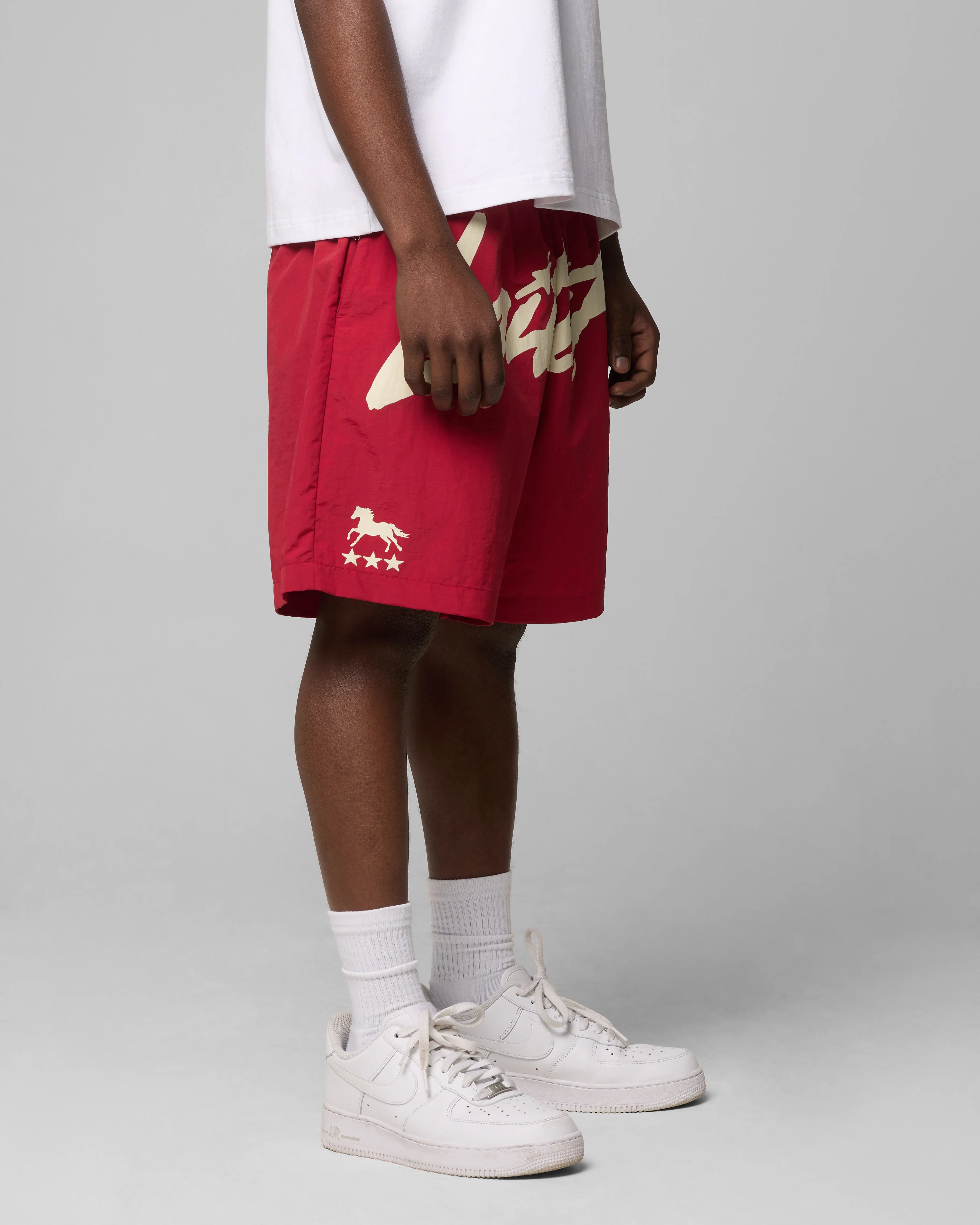 Loiter Rodeo Shorts Red - Image 5
