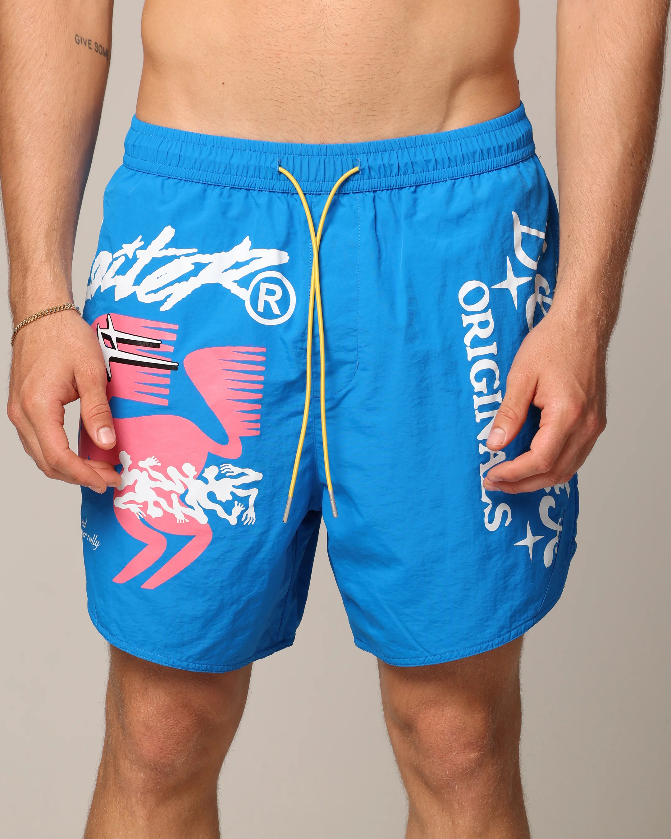 Loiter Rodeo Walk Shorts Blue - Image 7