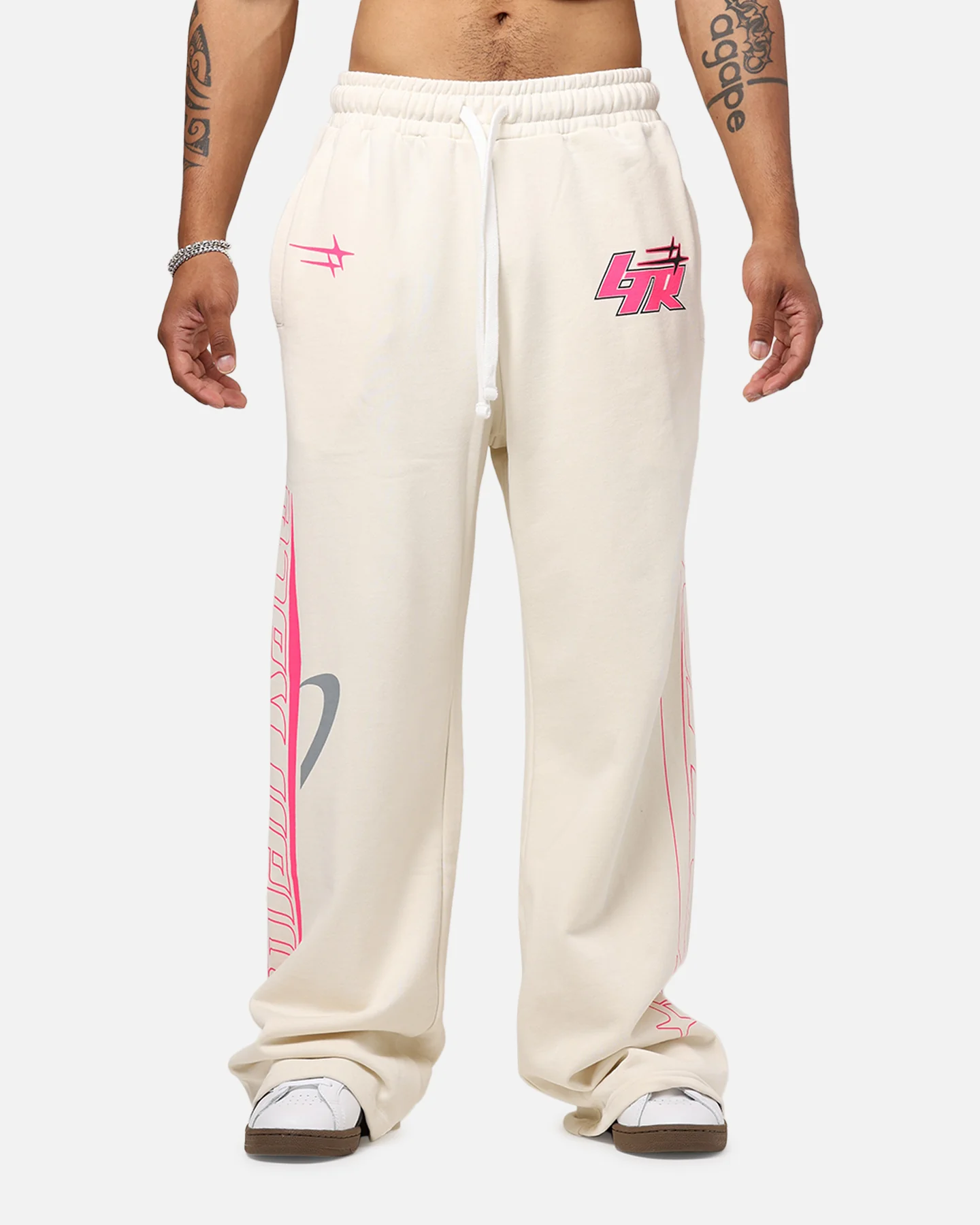 Loiter Runaway Trackpant Off White - Image 6