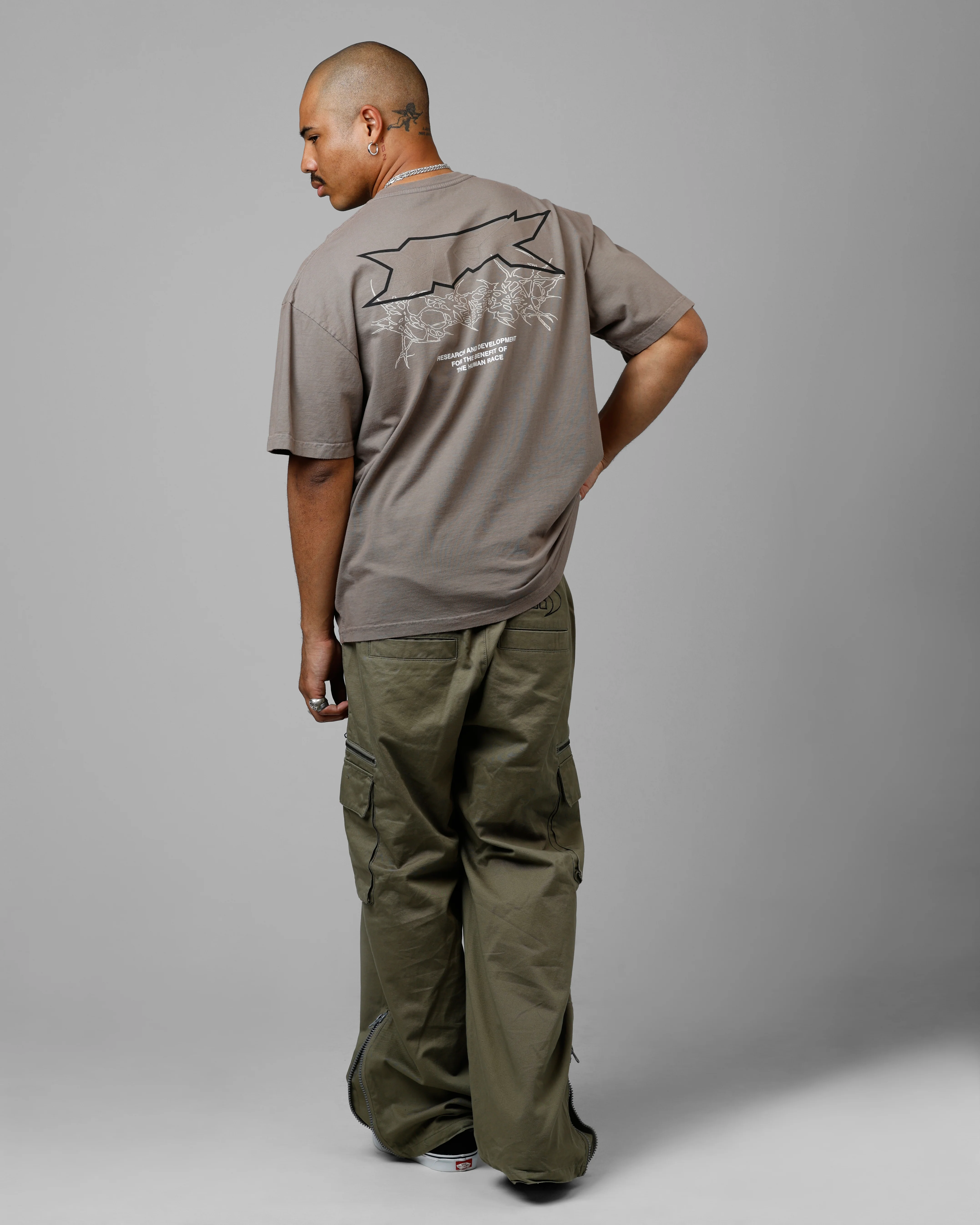 Loiter Runway T-Shirt Brown - Image 6