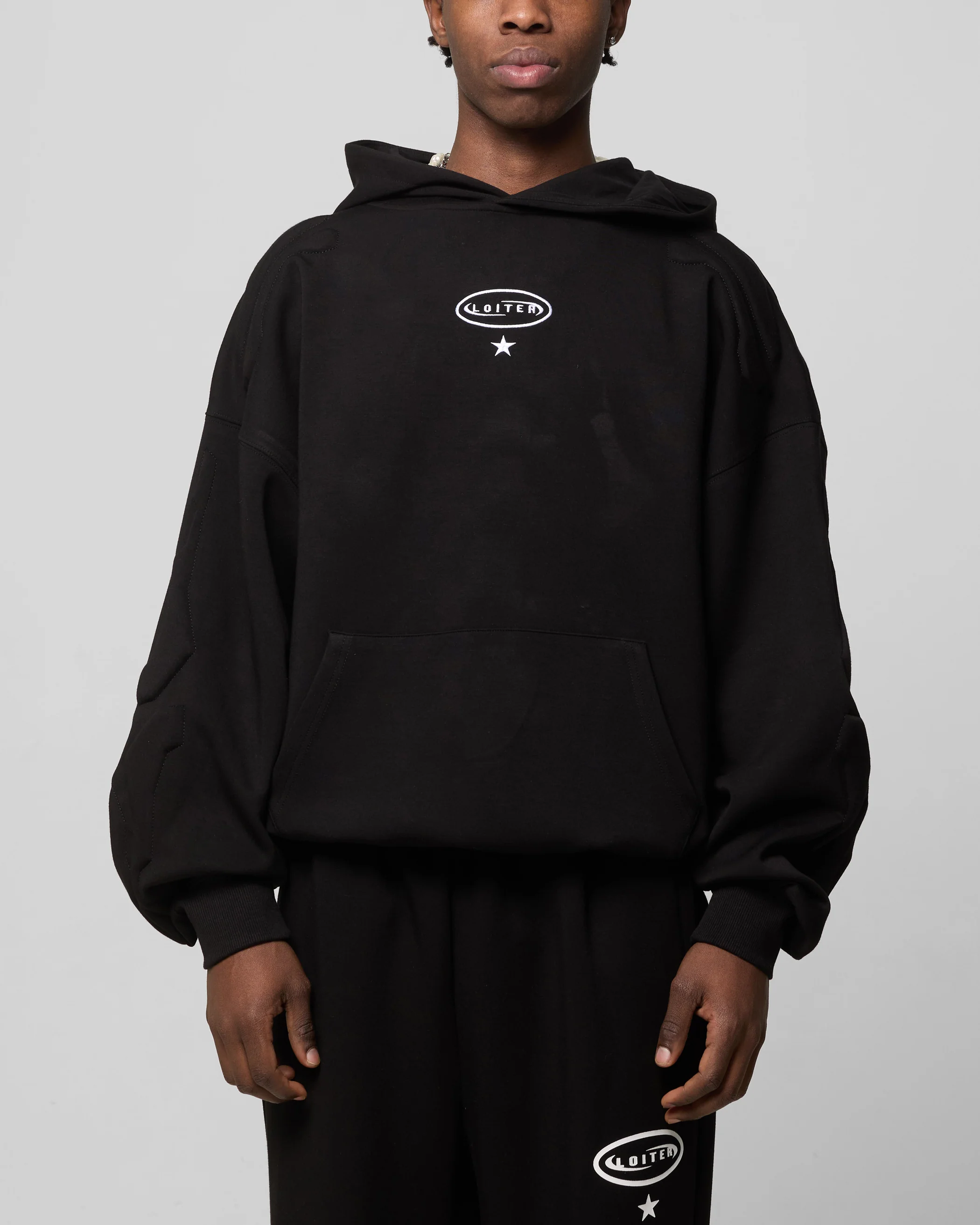 Loiter Sandevistan Hoodie Black - Image 2