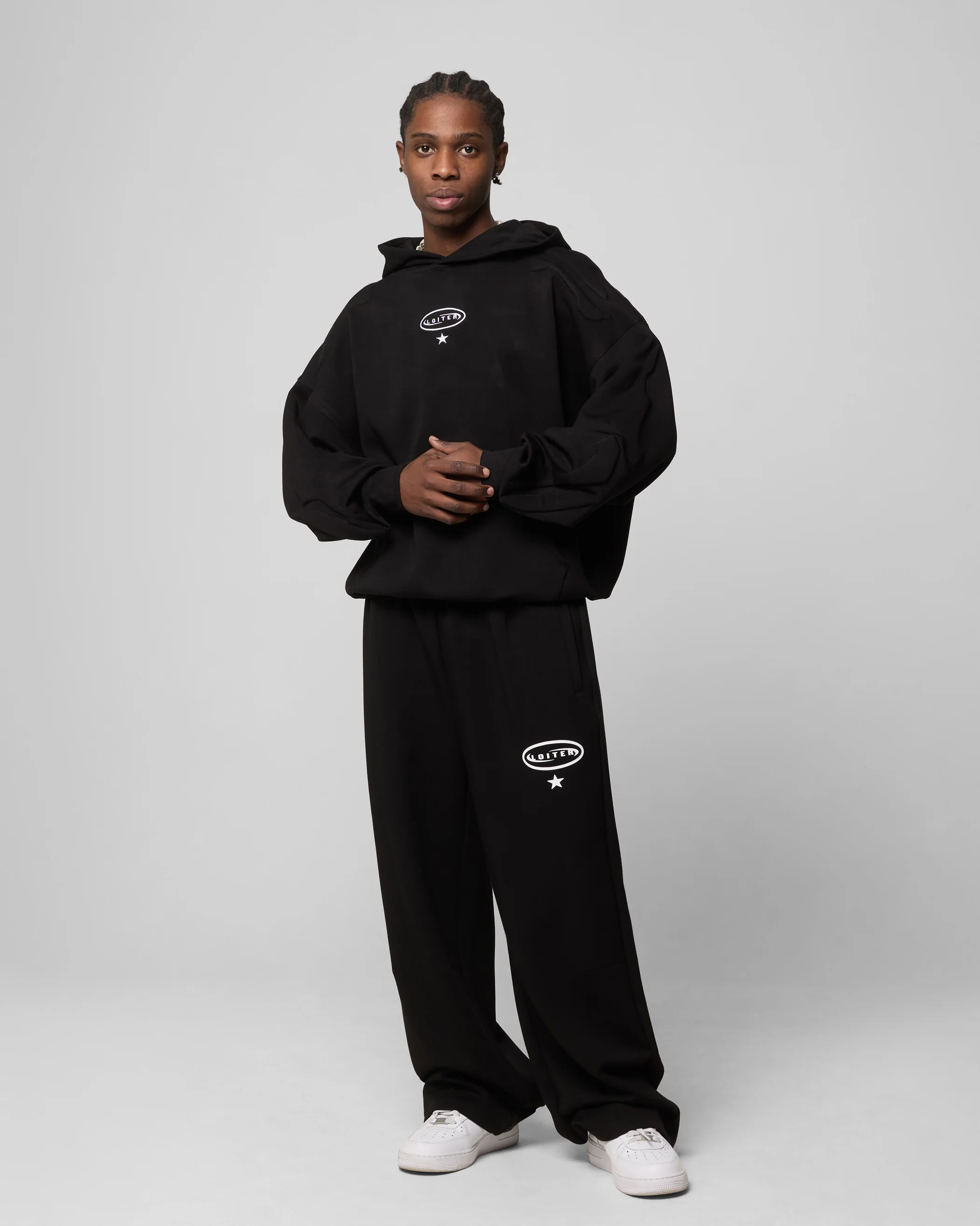 Loiter Sandevistan Hoodie Black - Image 3