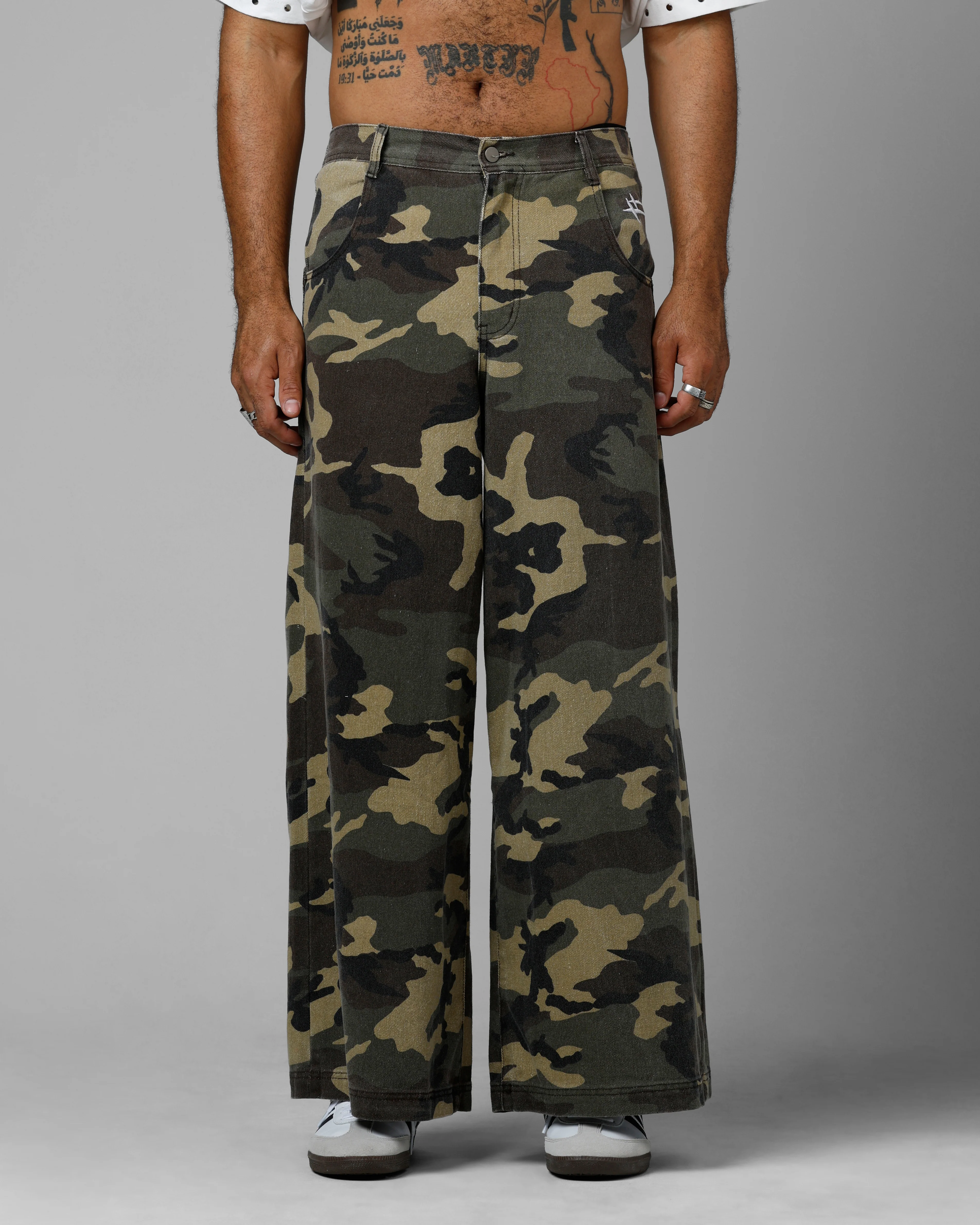 Loiter Skate Jeans Washed Camo - Image 6