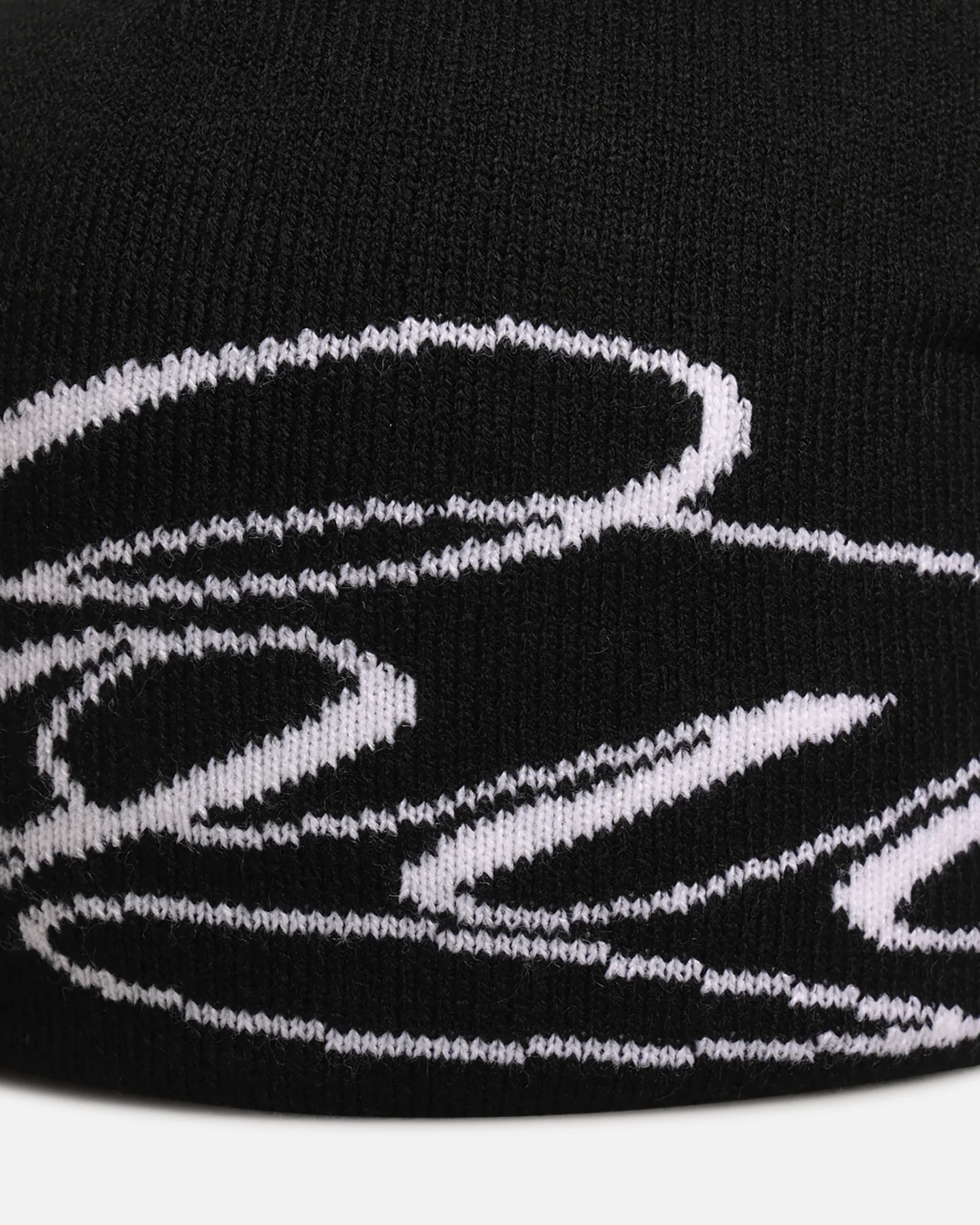 Loiter Skull Knit Beanie Black - Image 6