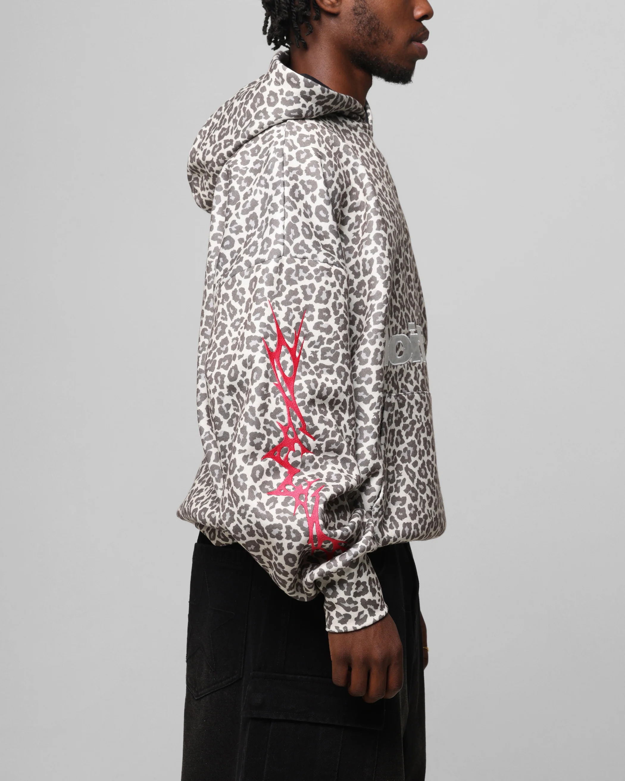 Loiter Soho Hoodie Snow Leopard - Image 5