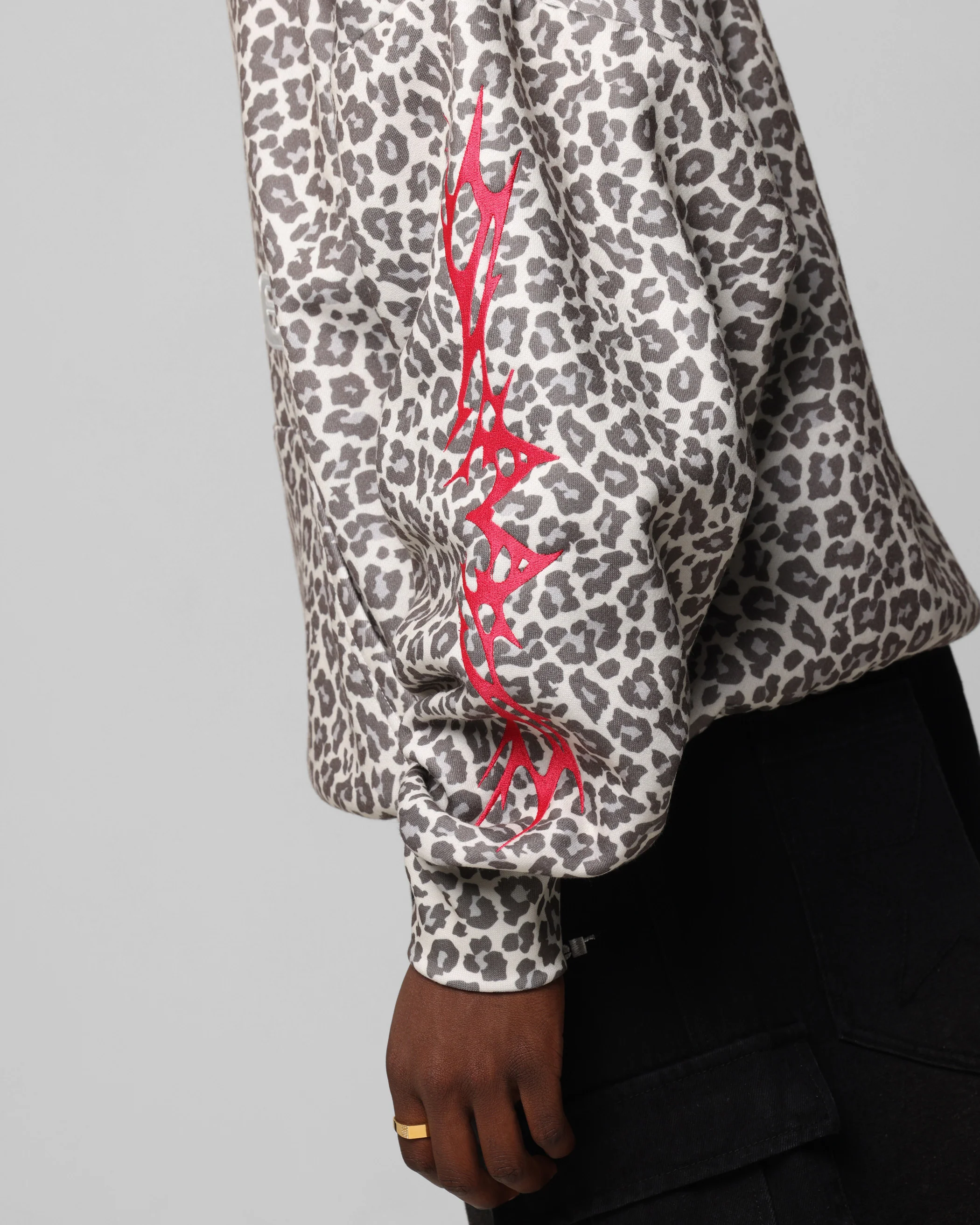 Loiter Soho Hoodie Snow Leopard - Image 7