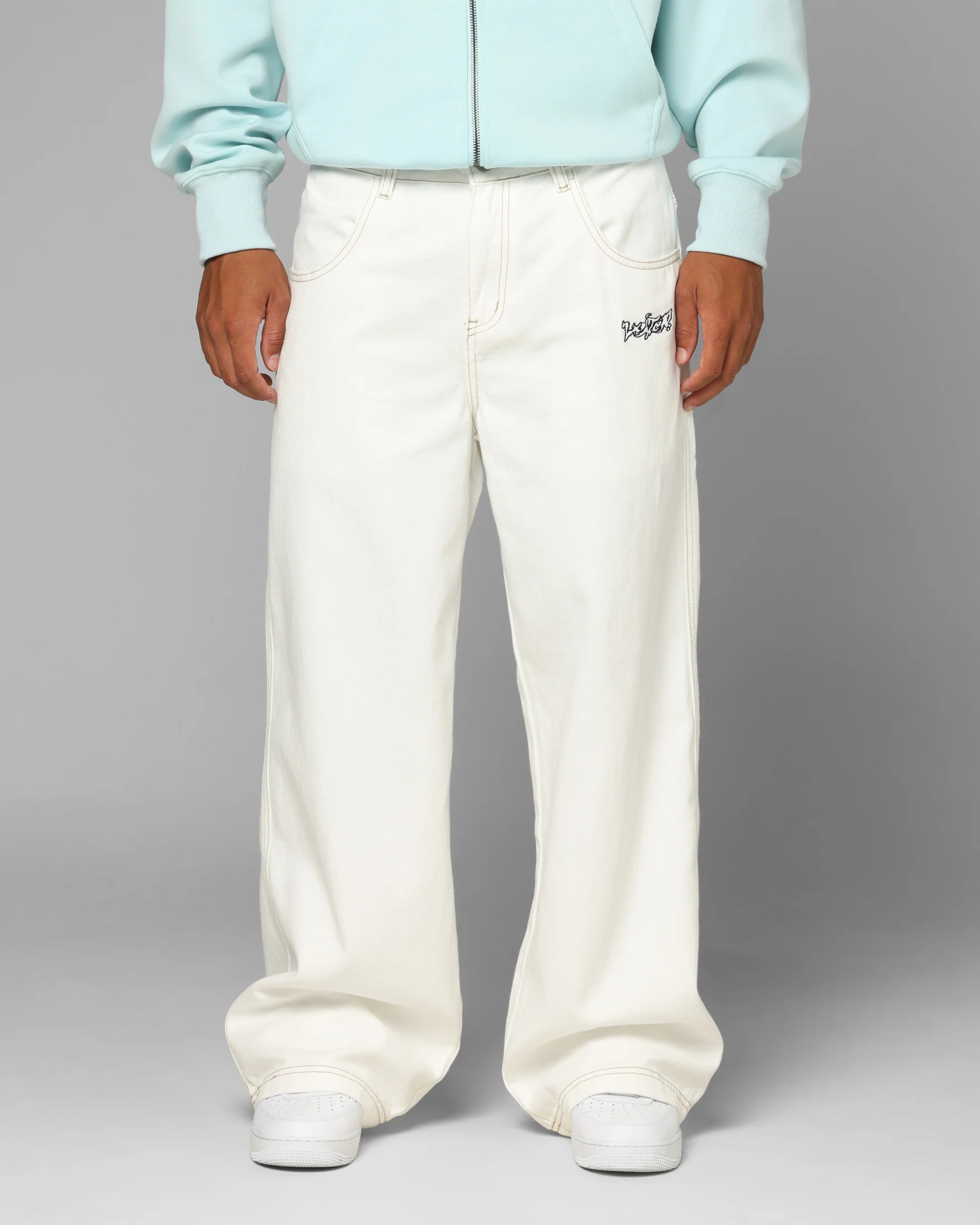 Loiter Star Born Jeans Off White - Image 5