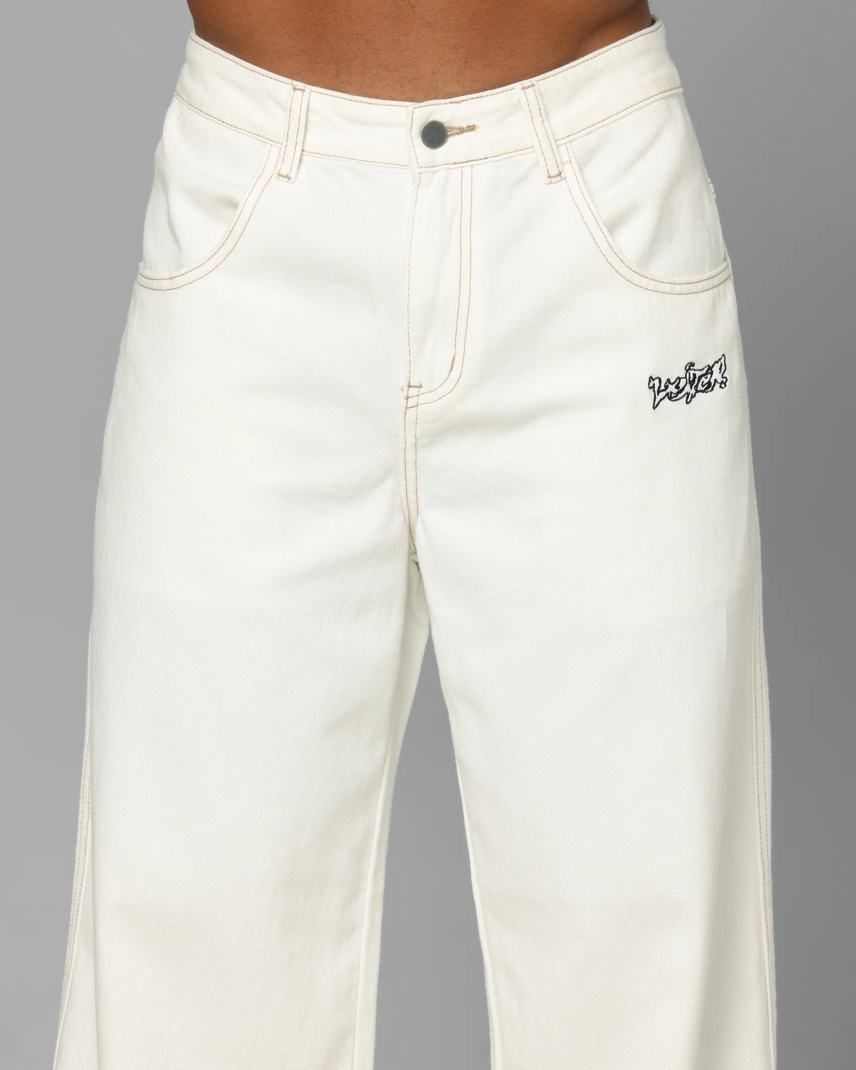Loiter Star Born Jeans Off White - Image 7