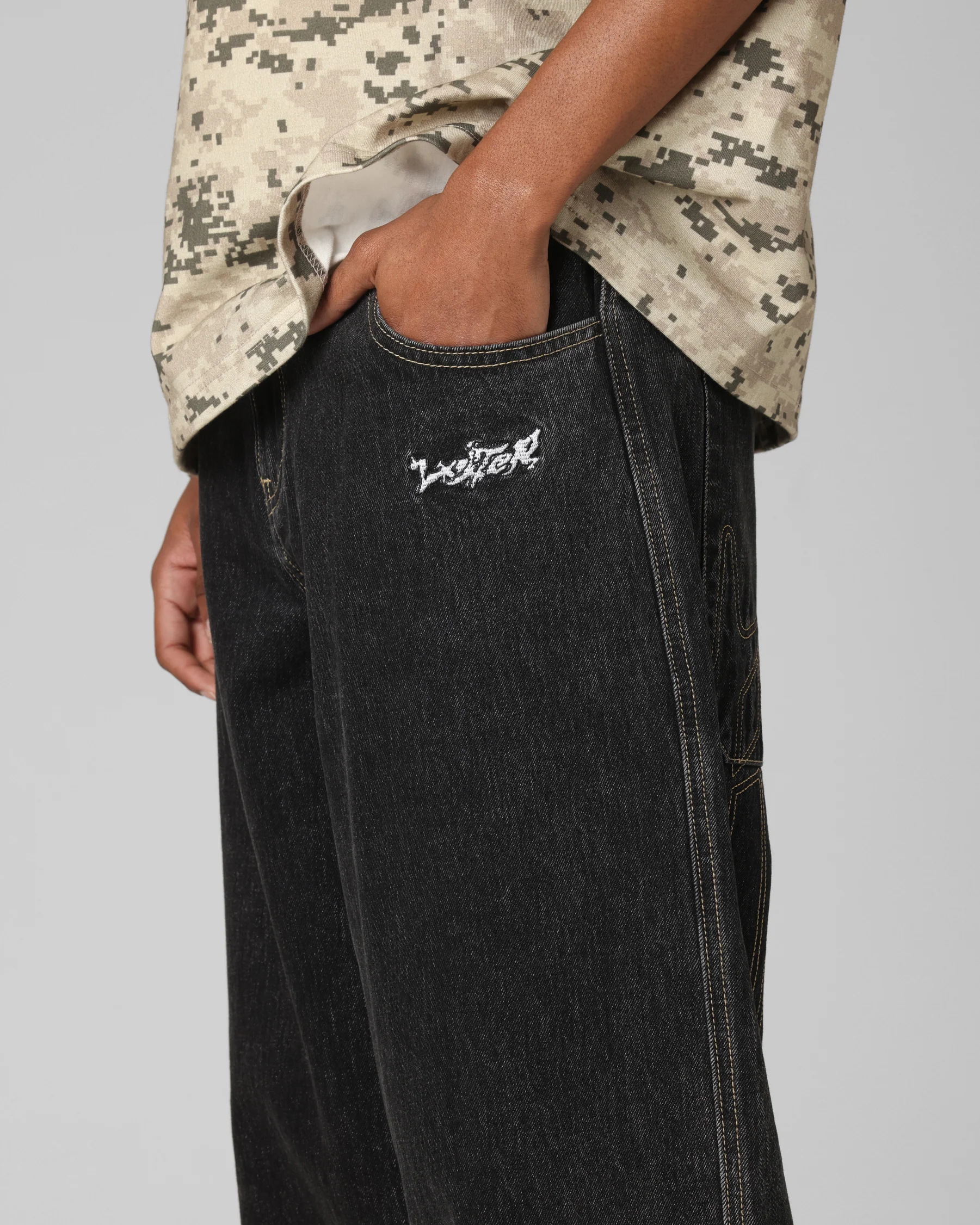 Loiter Star Born Jeans Vintage Black - Image 3