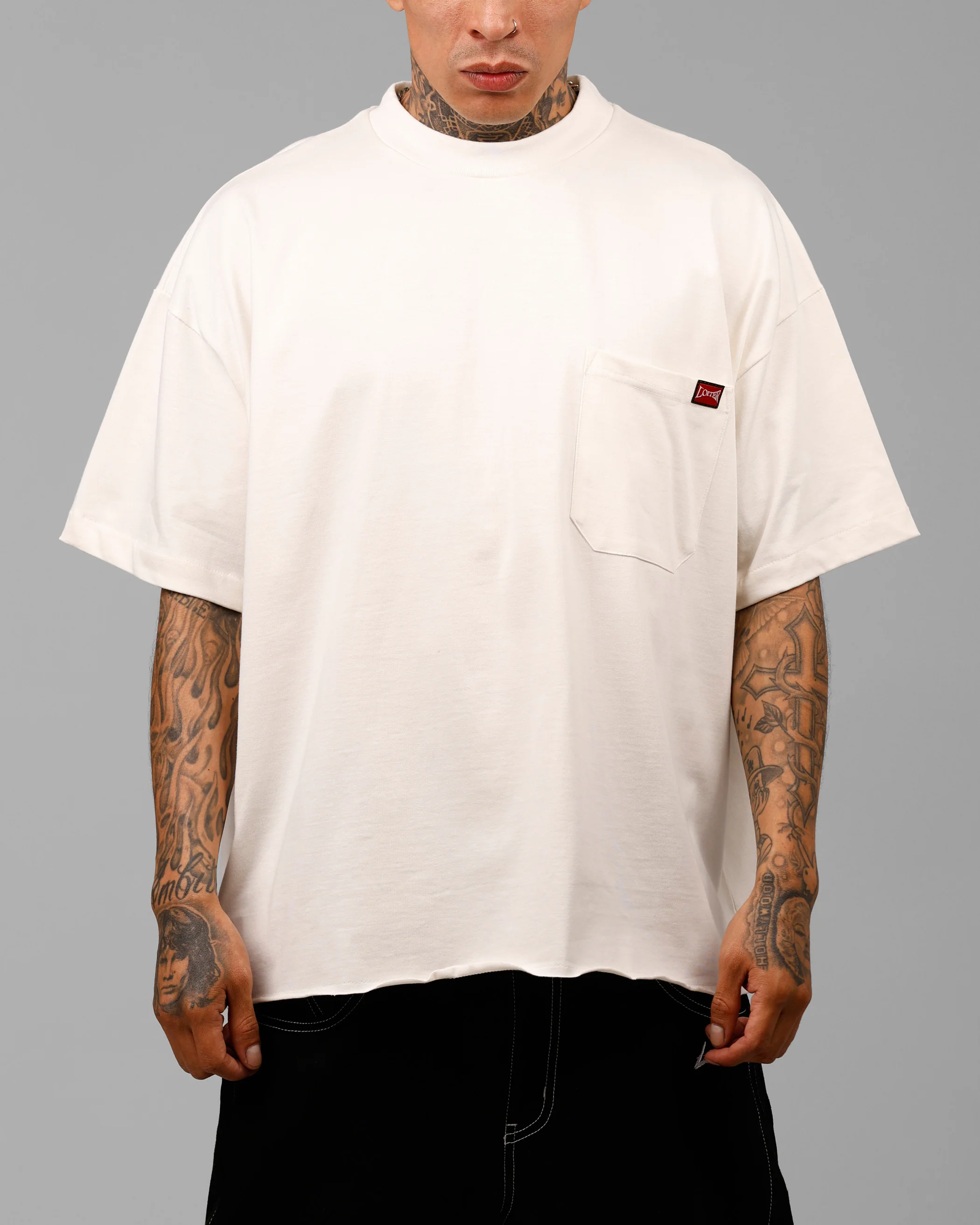 Loiter Star Child Pocket T-Shirt Off White - Image 2