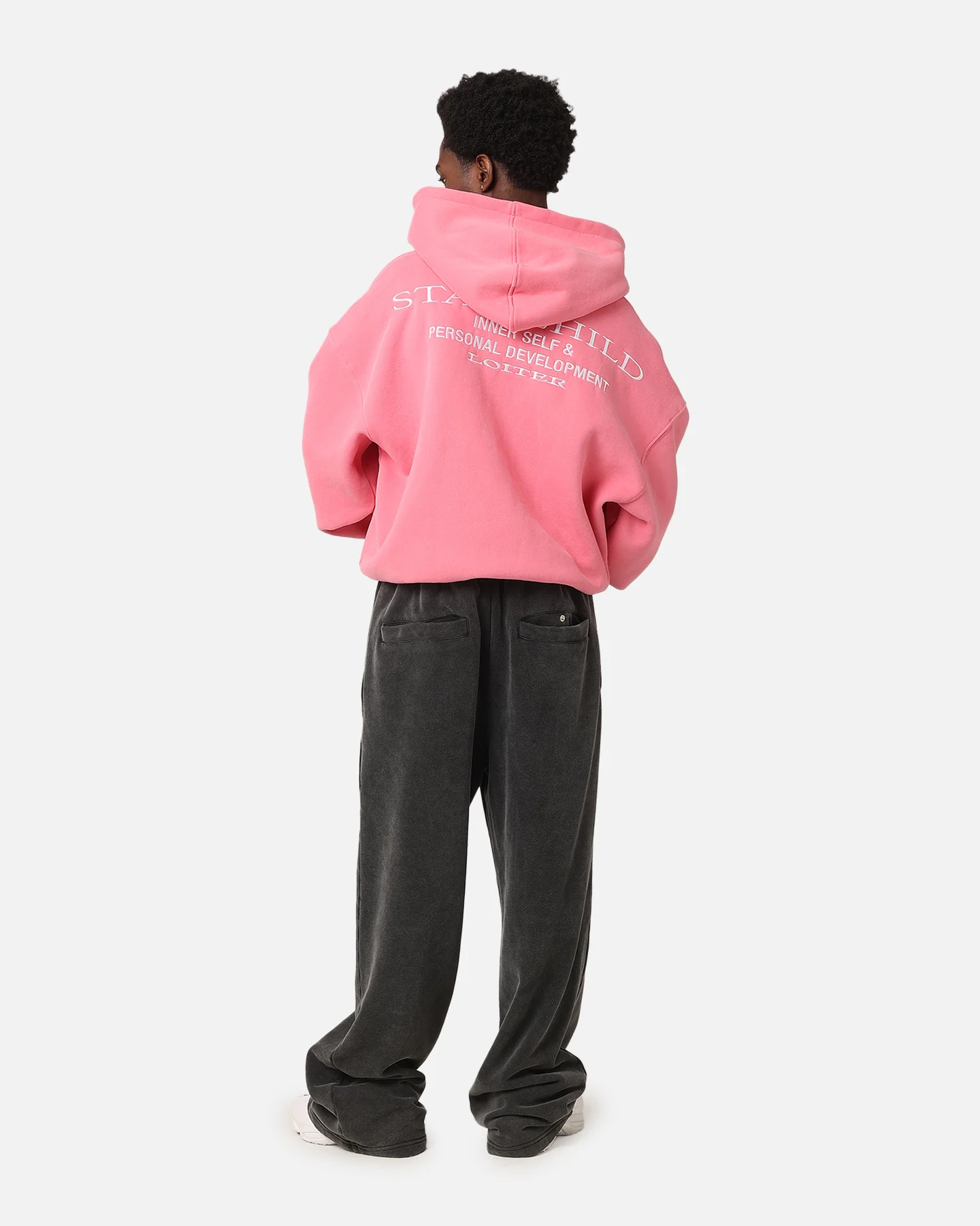 Loiter Star Child Zip Hoodie Pink - Image 4