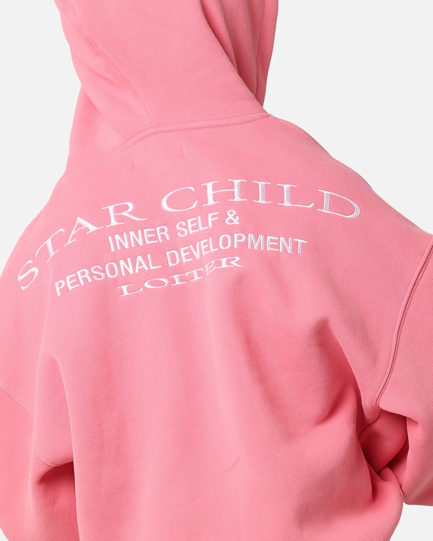 Loiter Star Child Zip Hoodie Pink - Image 7
