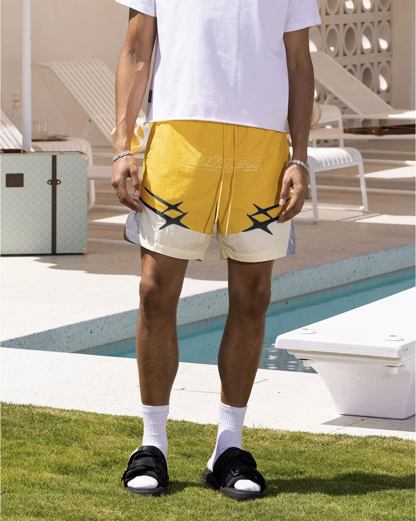 Loiter Starwalker Walk Shorts Yellow - Image 2