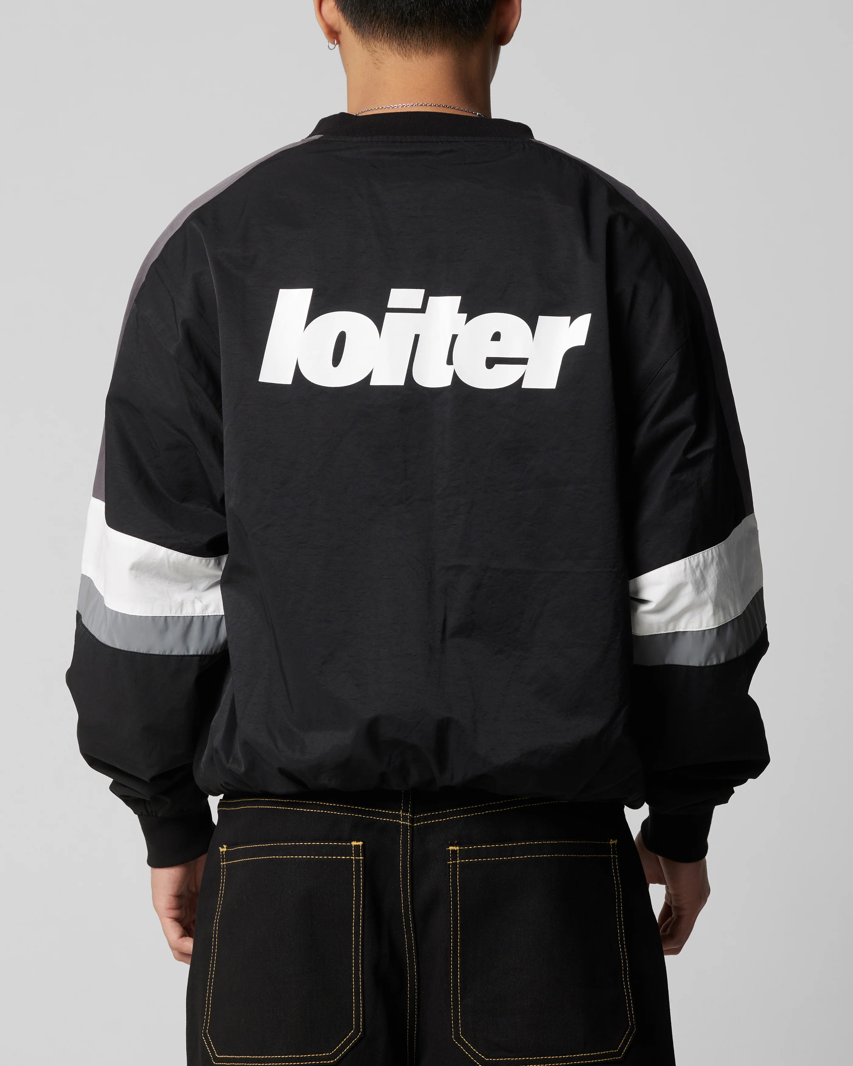 Loiter Studio Athletic Crewneck Black - Image 2