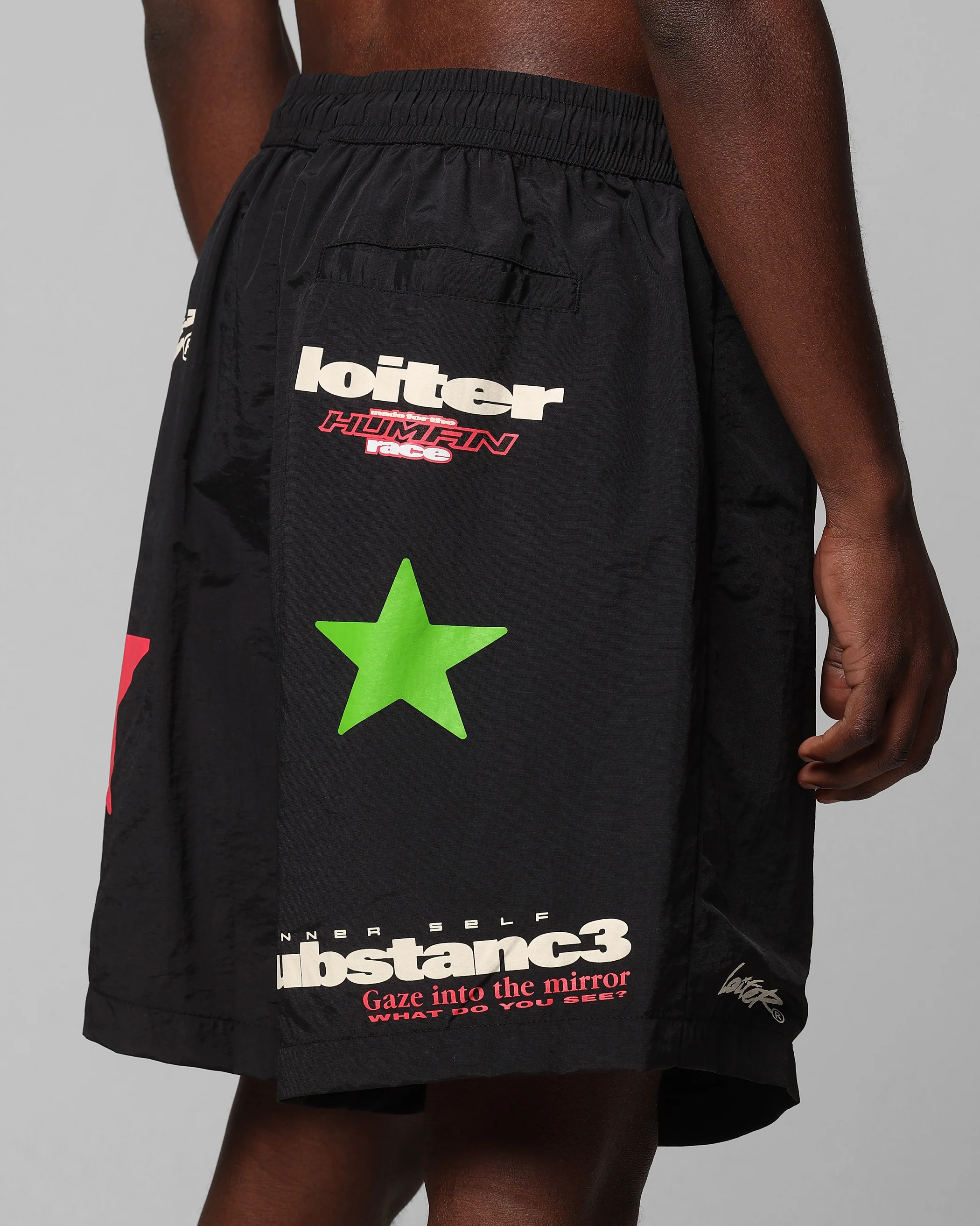 Loiter Substance Shorts Black - Image 4