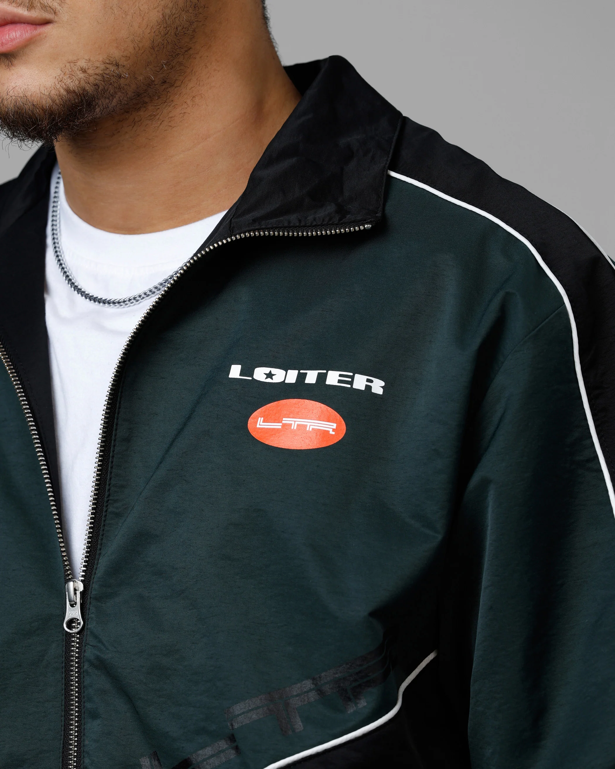 Loiter Tactical Track Jacket Khaki - Image 7