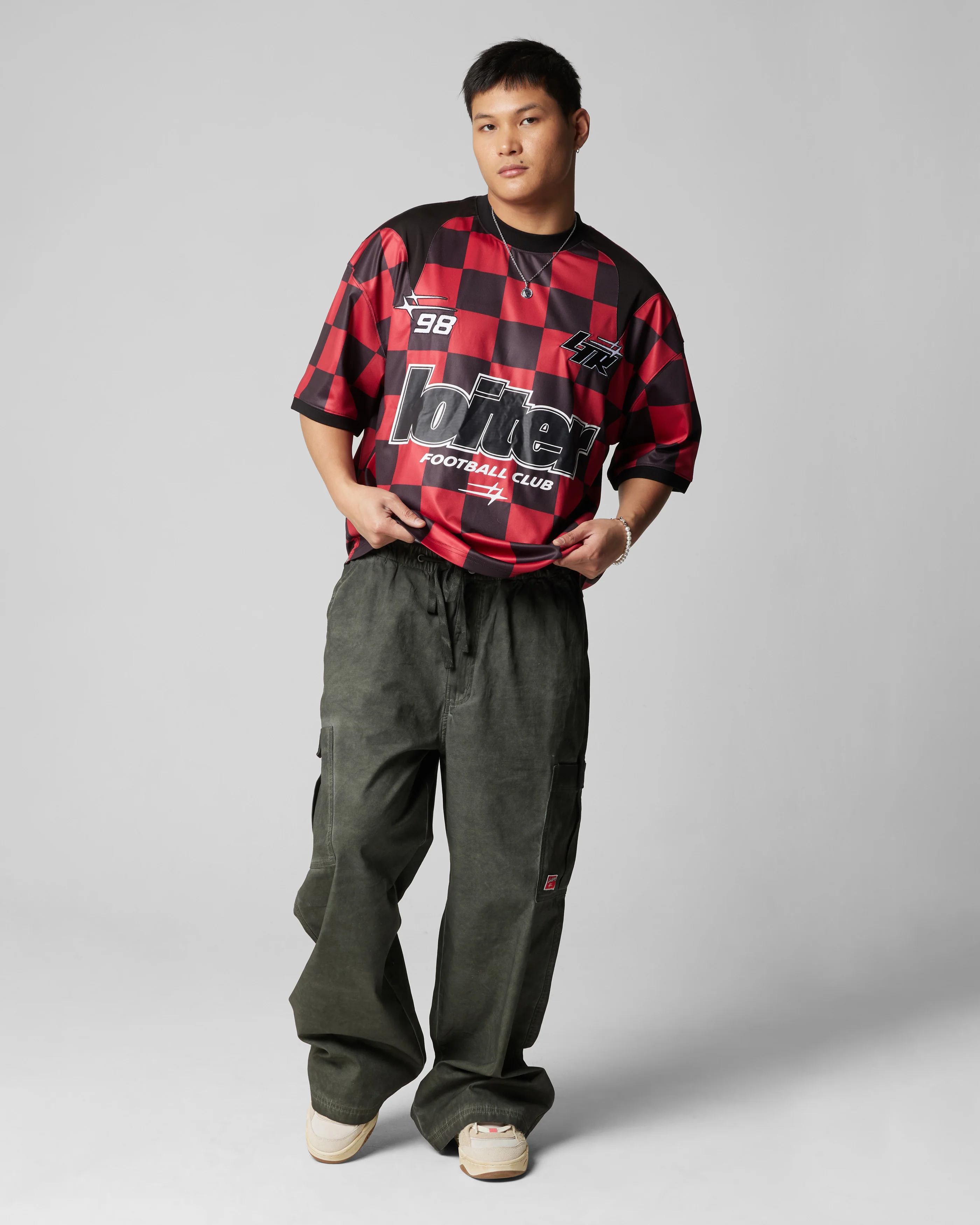 Loiter Tournament Jersey Red/Black - Image 3