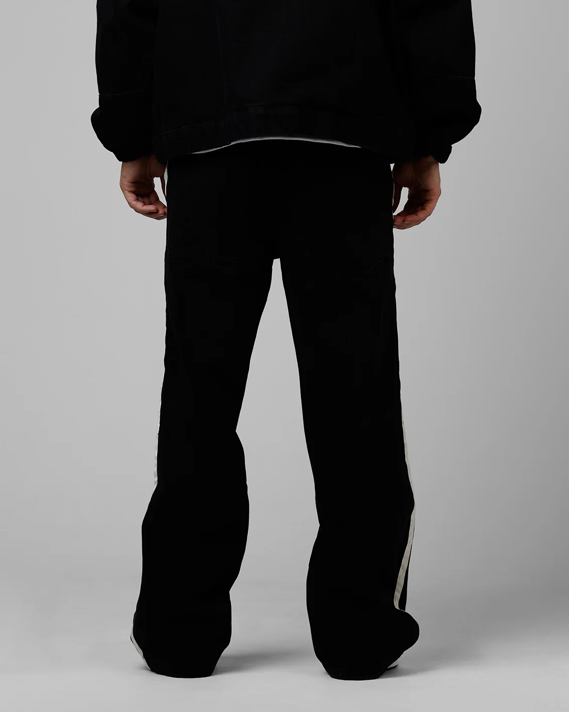 Loiter Track Star Denim Jeans Black - Image 5