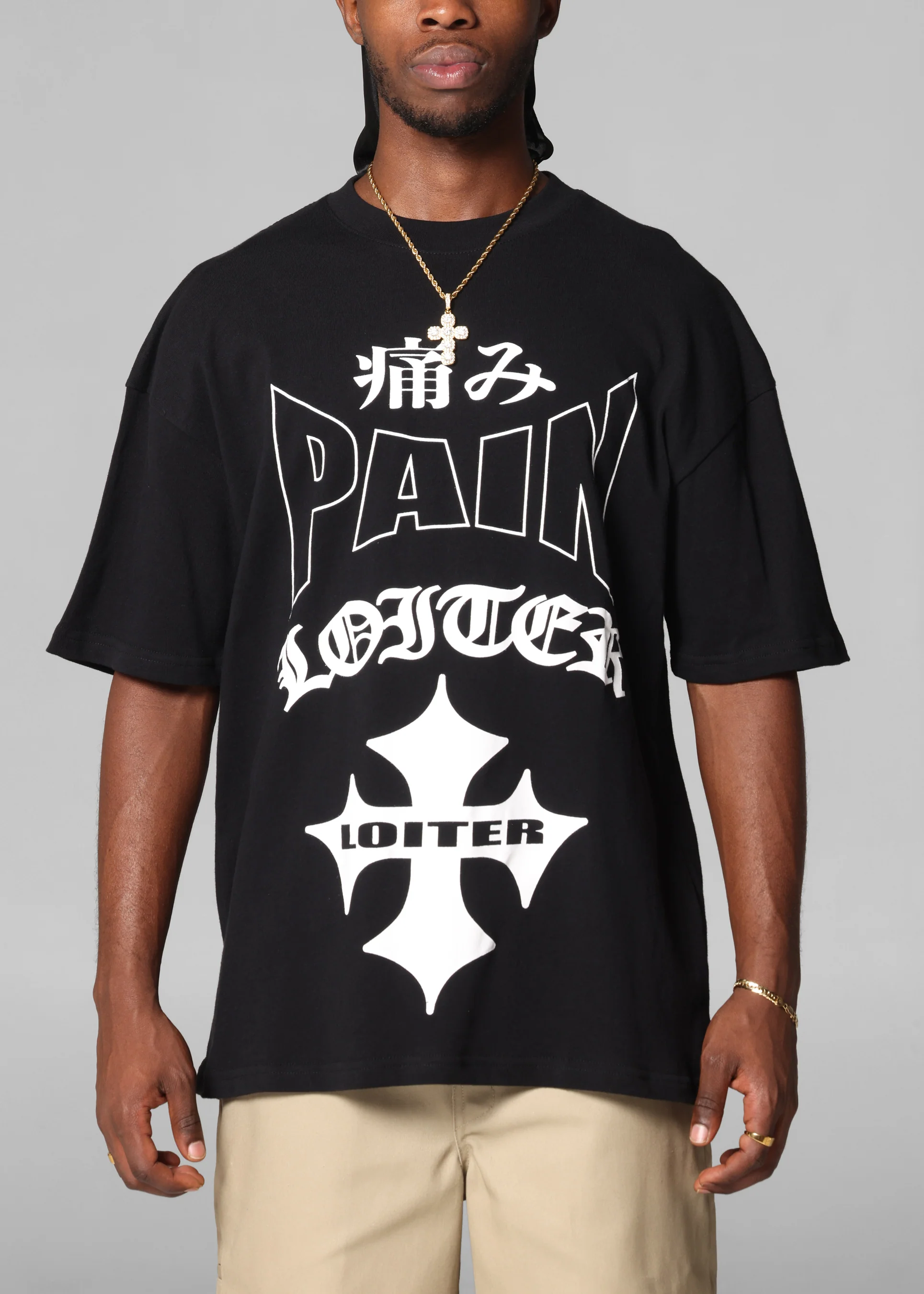 Loiter Ultimate Pain T-Shirt Black - Image 2