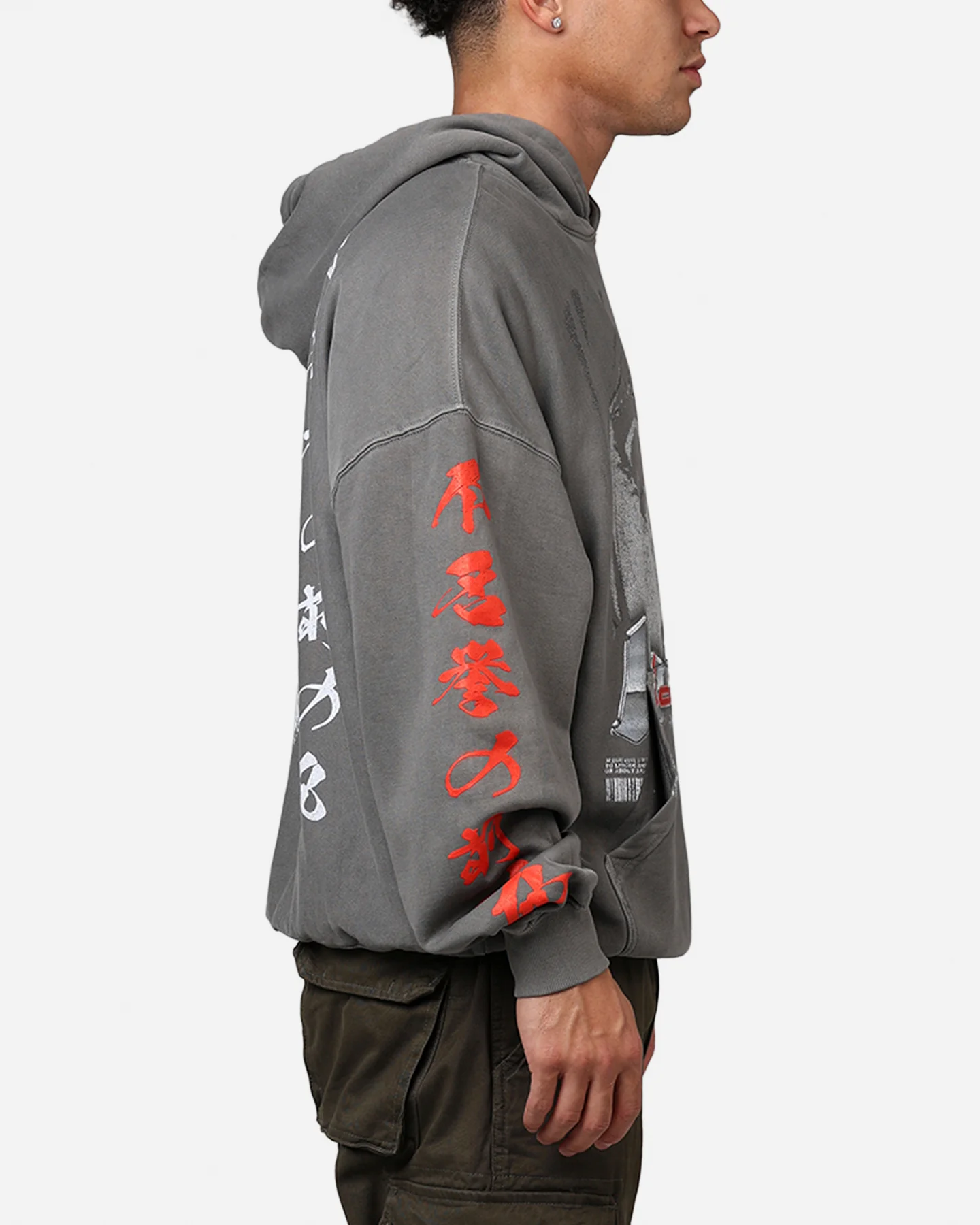 Loiter Ultimate Vengeance Vintage Hoodie Charcoal - Image 4