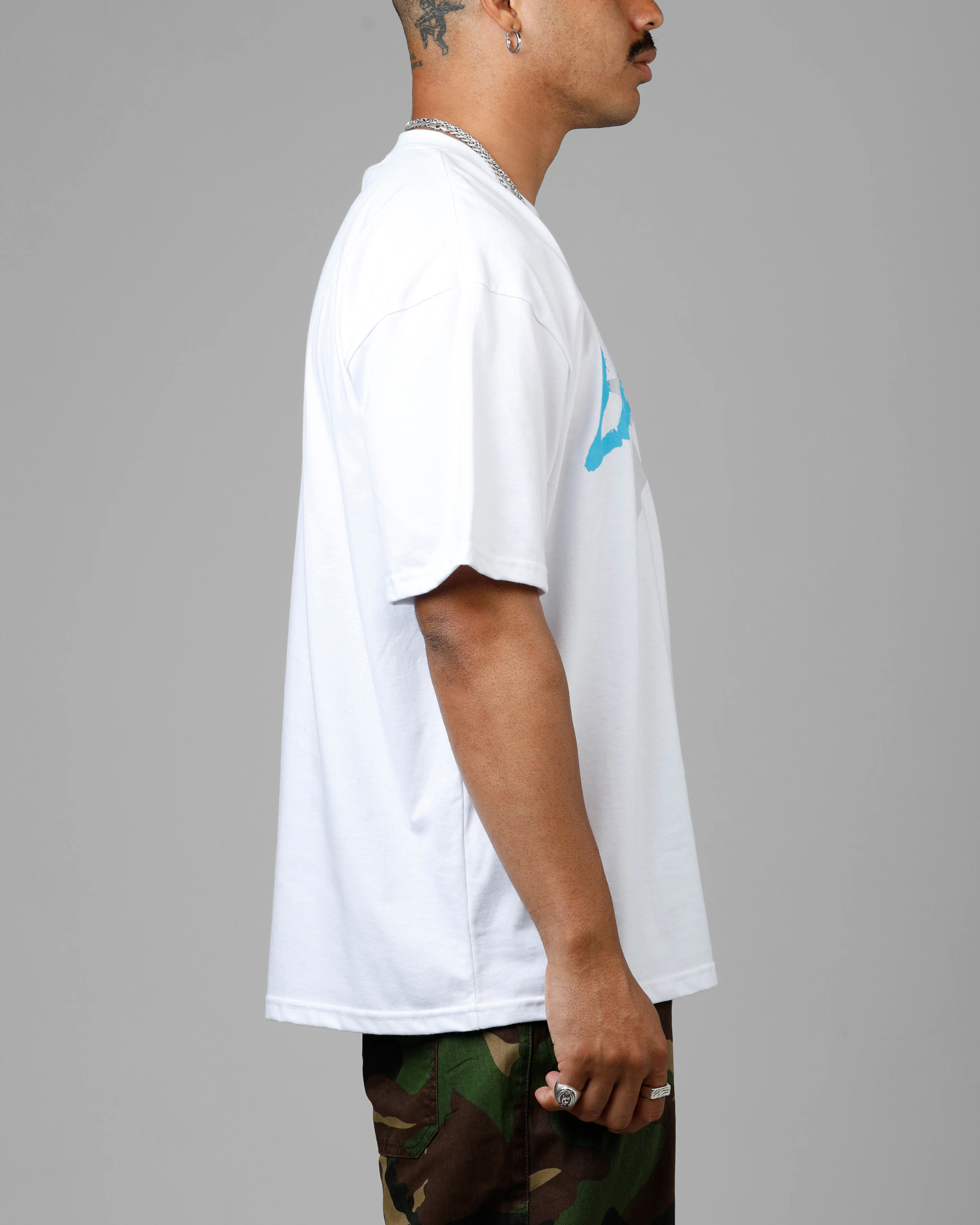 Loiter Universe T-Shirt White - Image 4