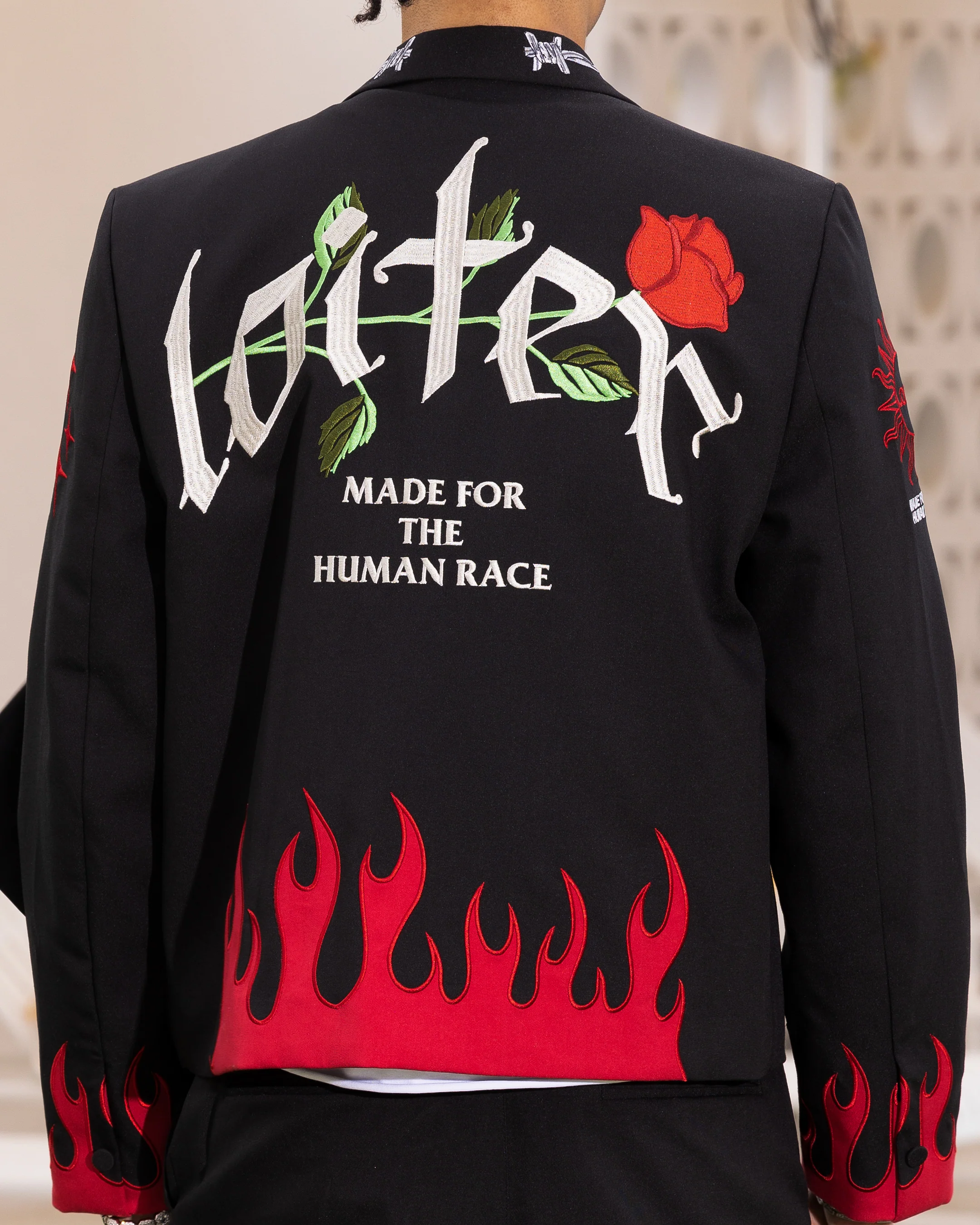 Loiter Western Blazer Jacket Black - Image 5
