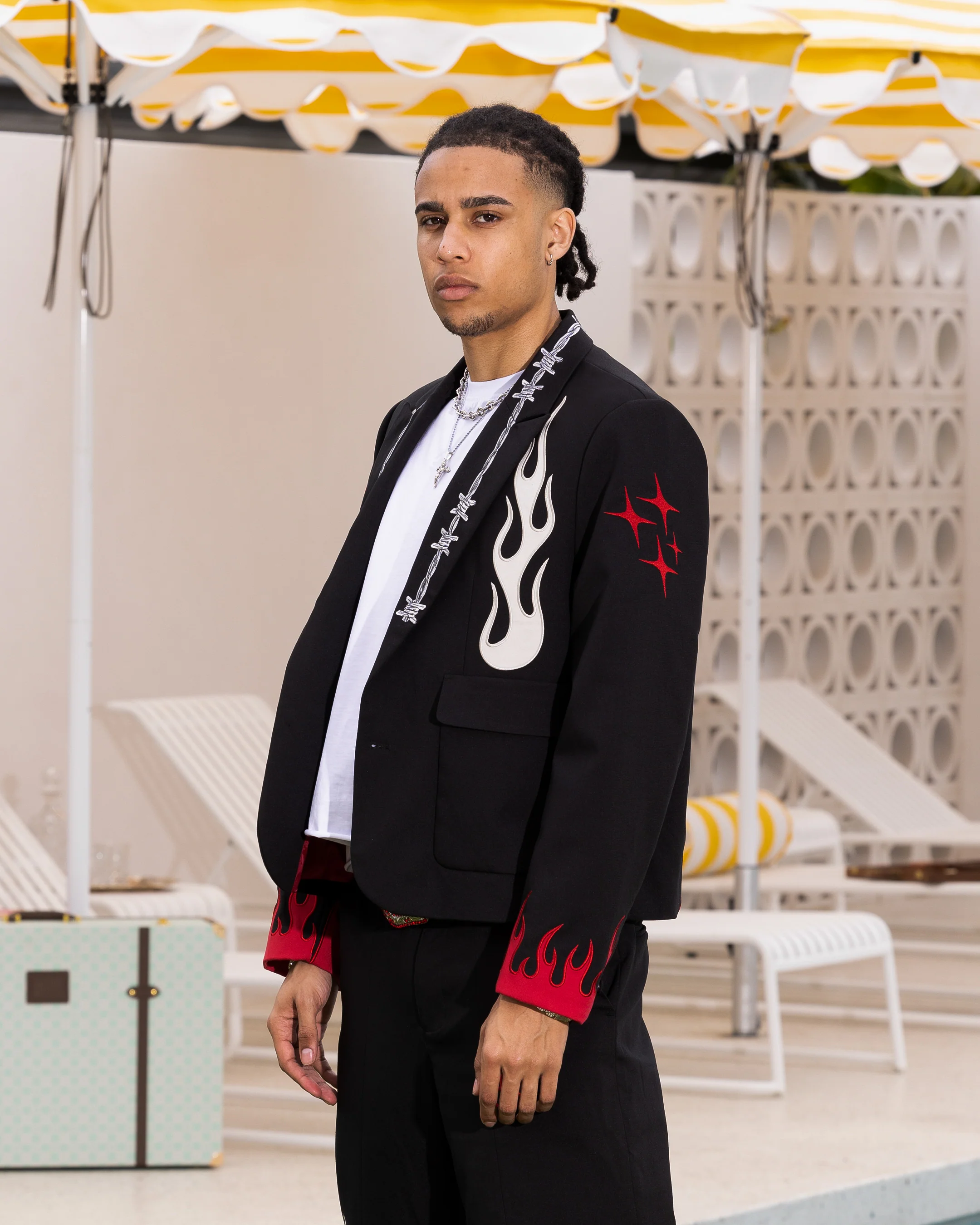 Loiter Western Blazer Jacket Black - Image 7