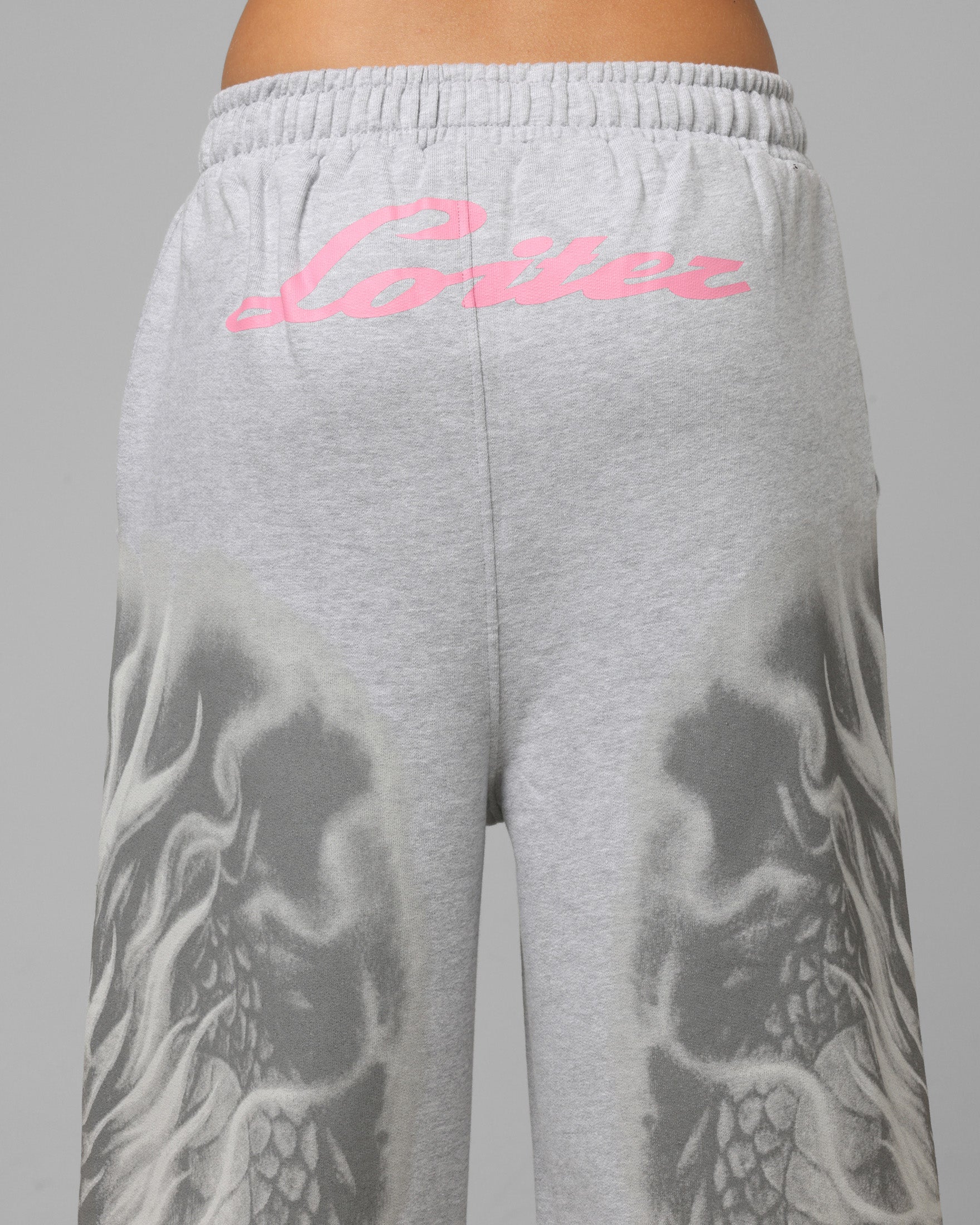 Loiter Women's Drako Sweatpants Grey Marle - Image 8